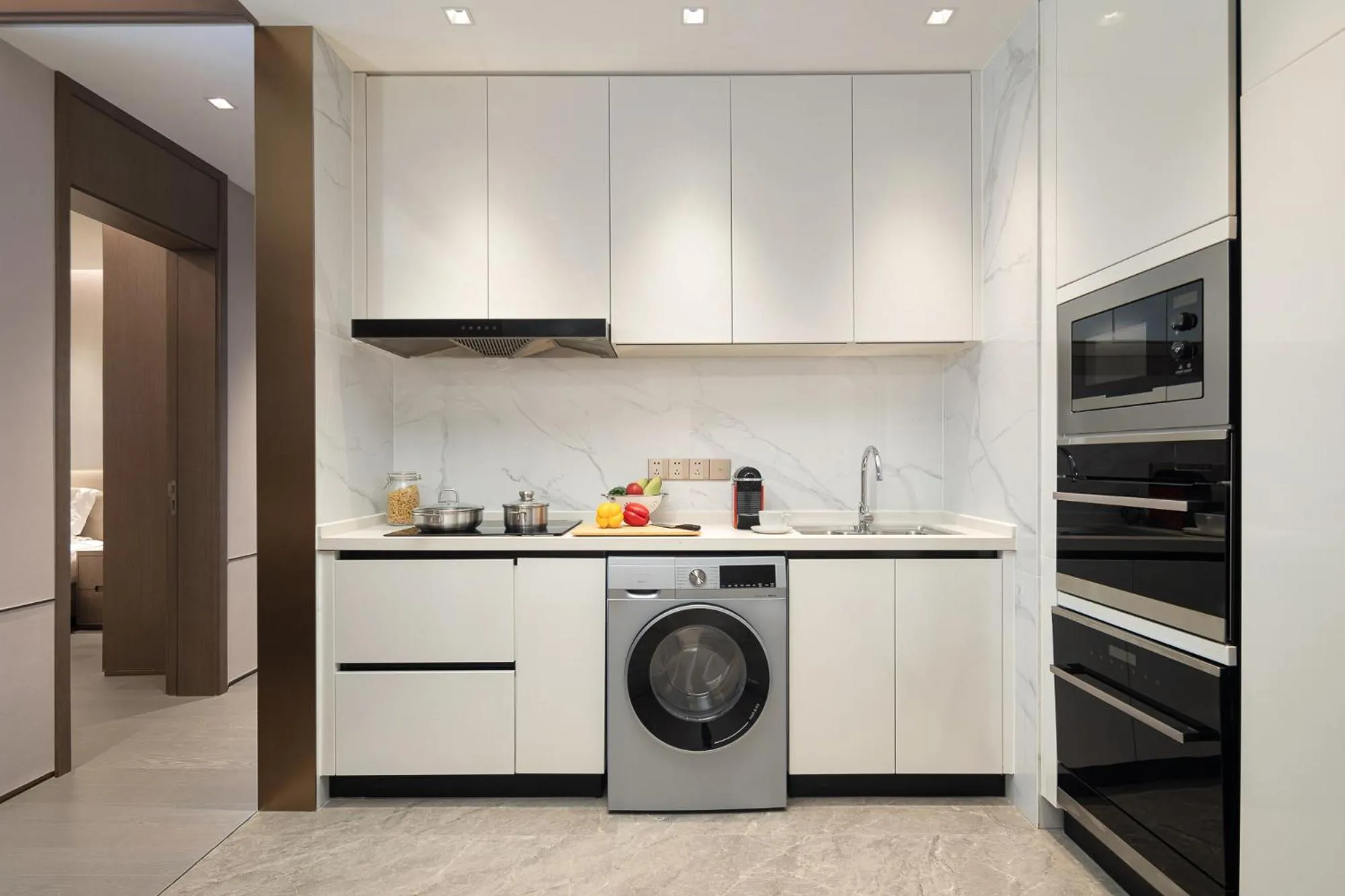 Kitchen or kitchenette in Ascott Pazhou Guangzhou