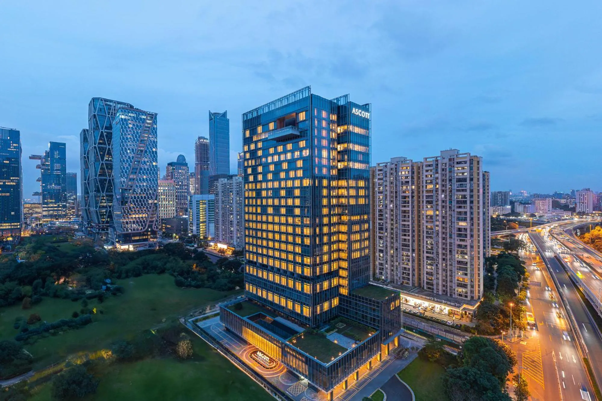 Property building in Ascott Pazhou Guangzhou
