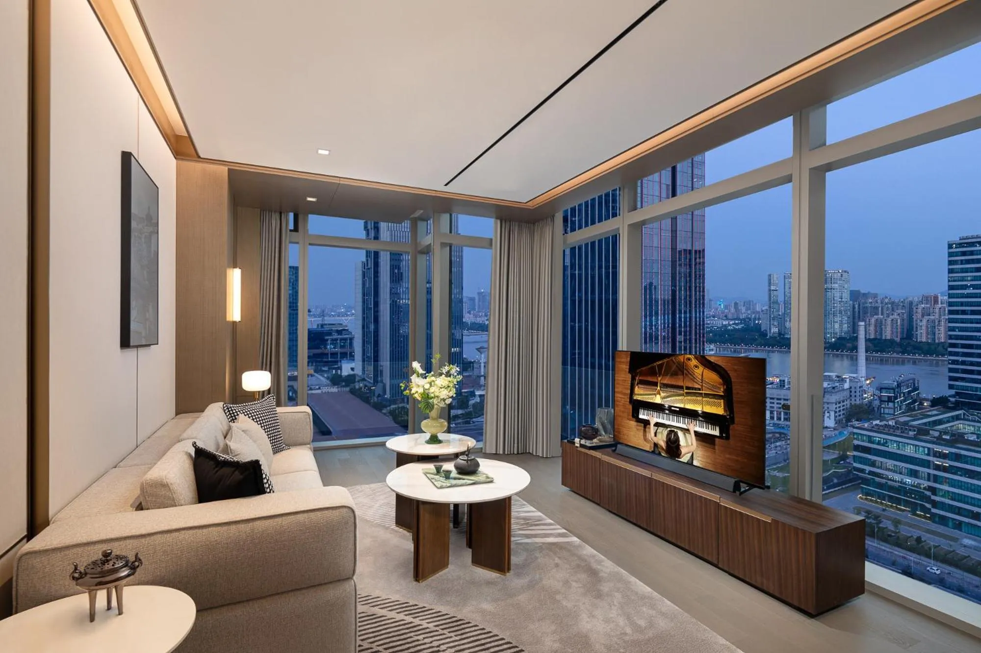 Living room in Ascott Pazhou Guangzhou