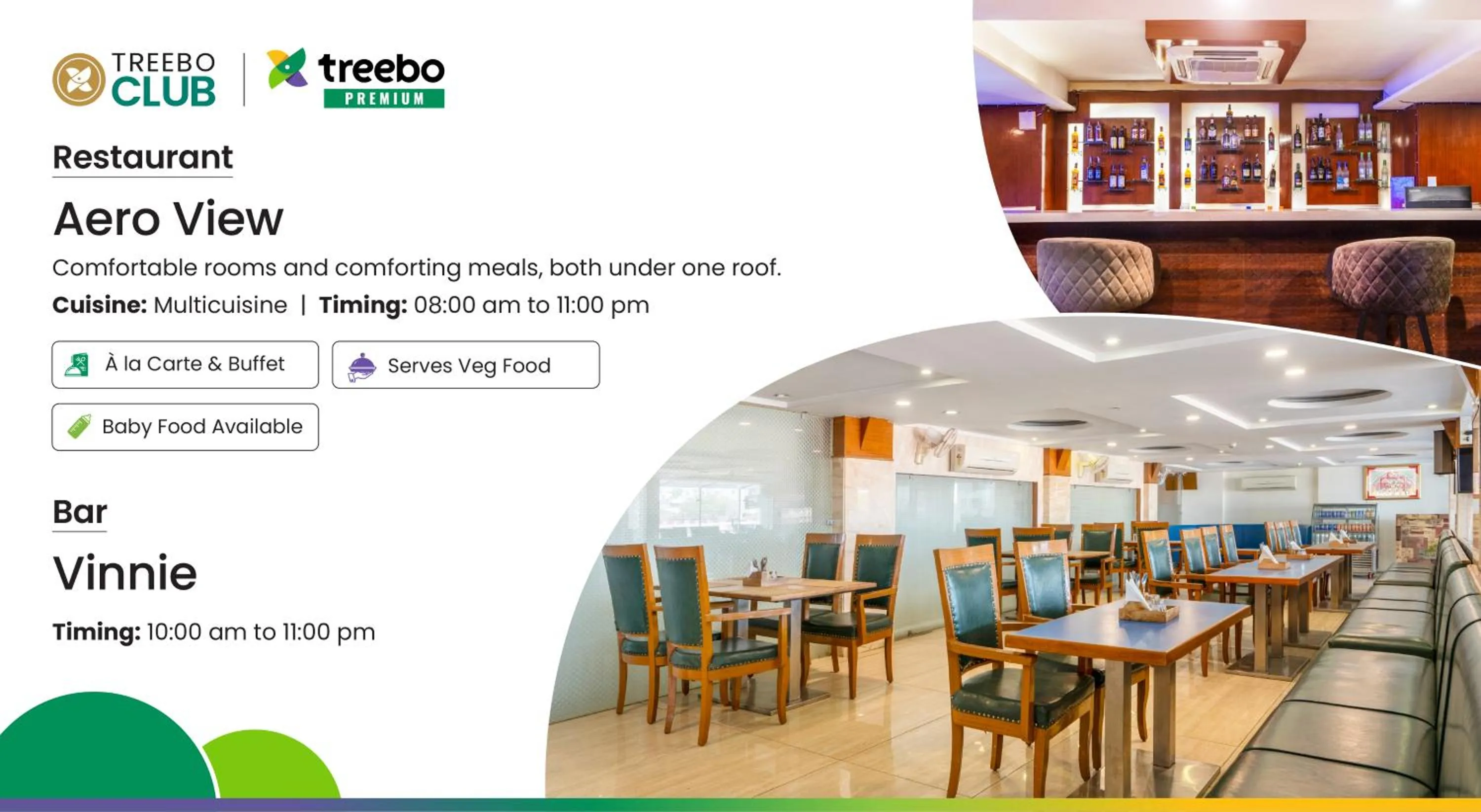 Restaurant/places to eat in Treebo Premium Vinnie - Near Airport