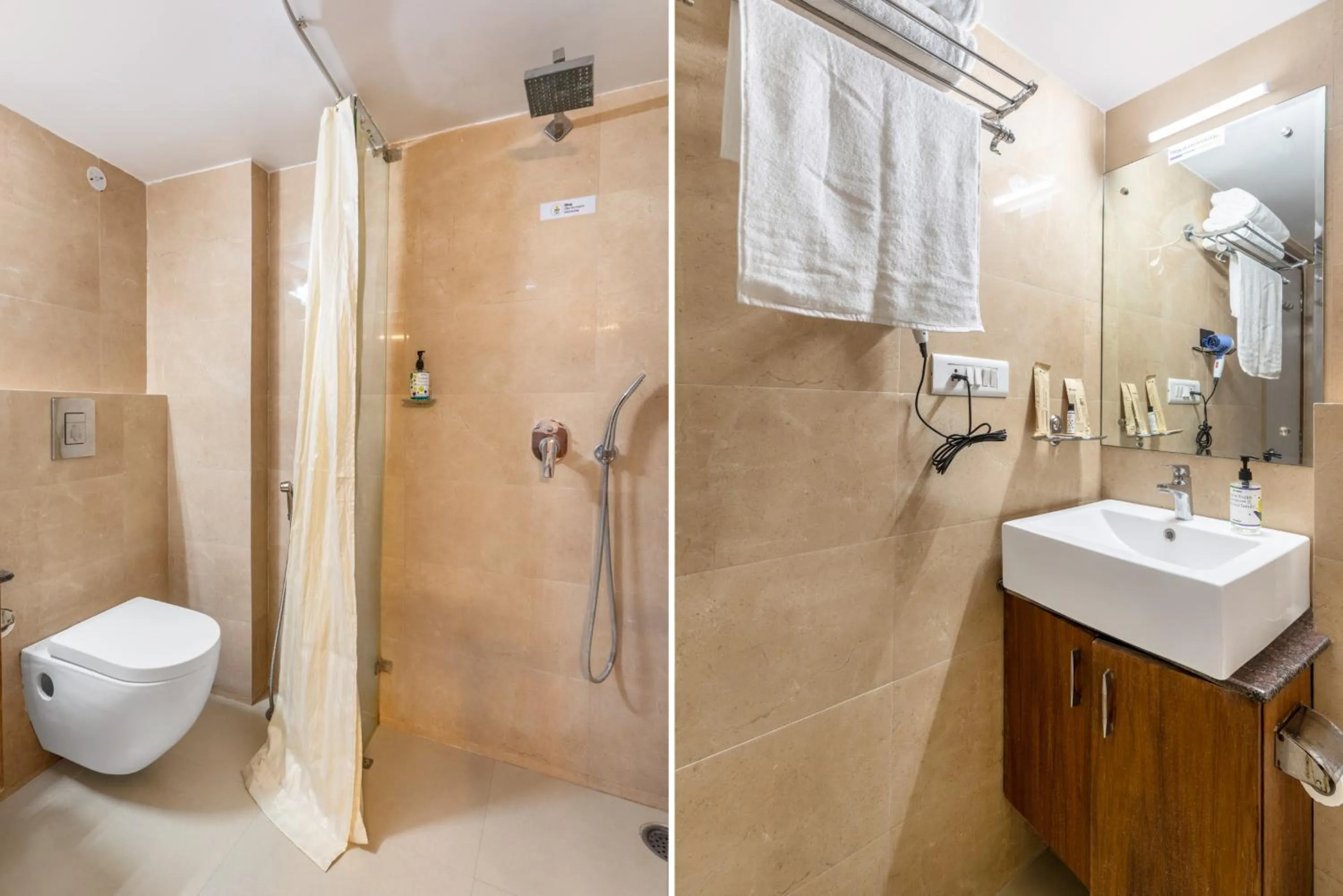 Bathroom in Treebo Premium Vinnie - Near Airport