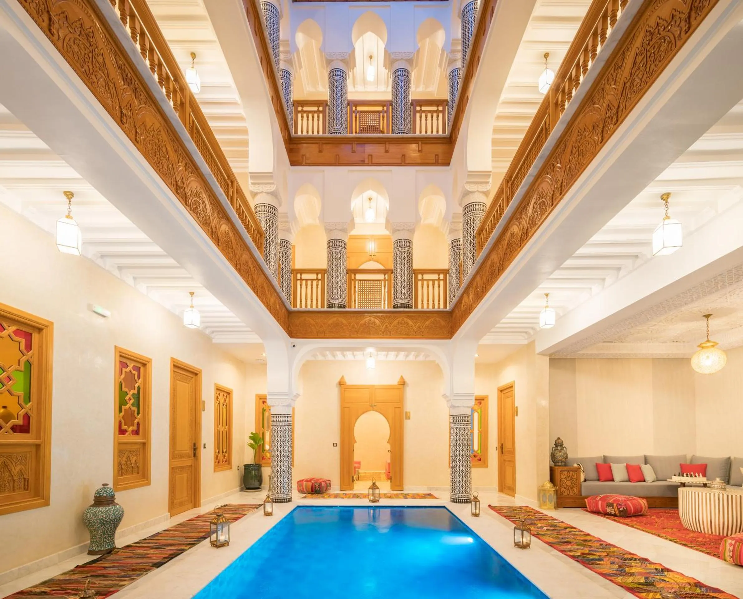 Living room in Riad Atlas Palace & SPA