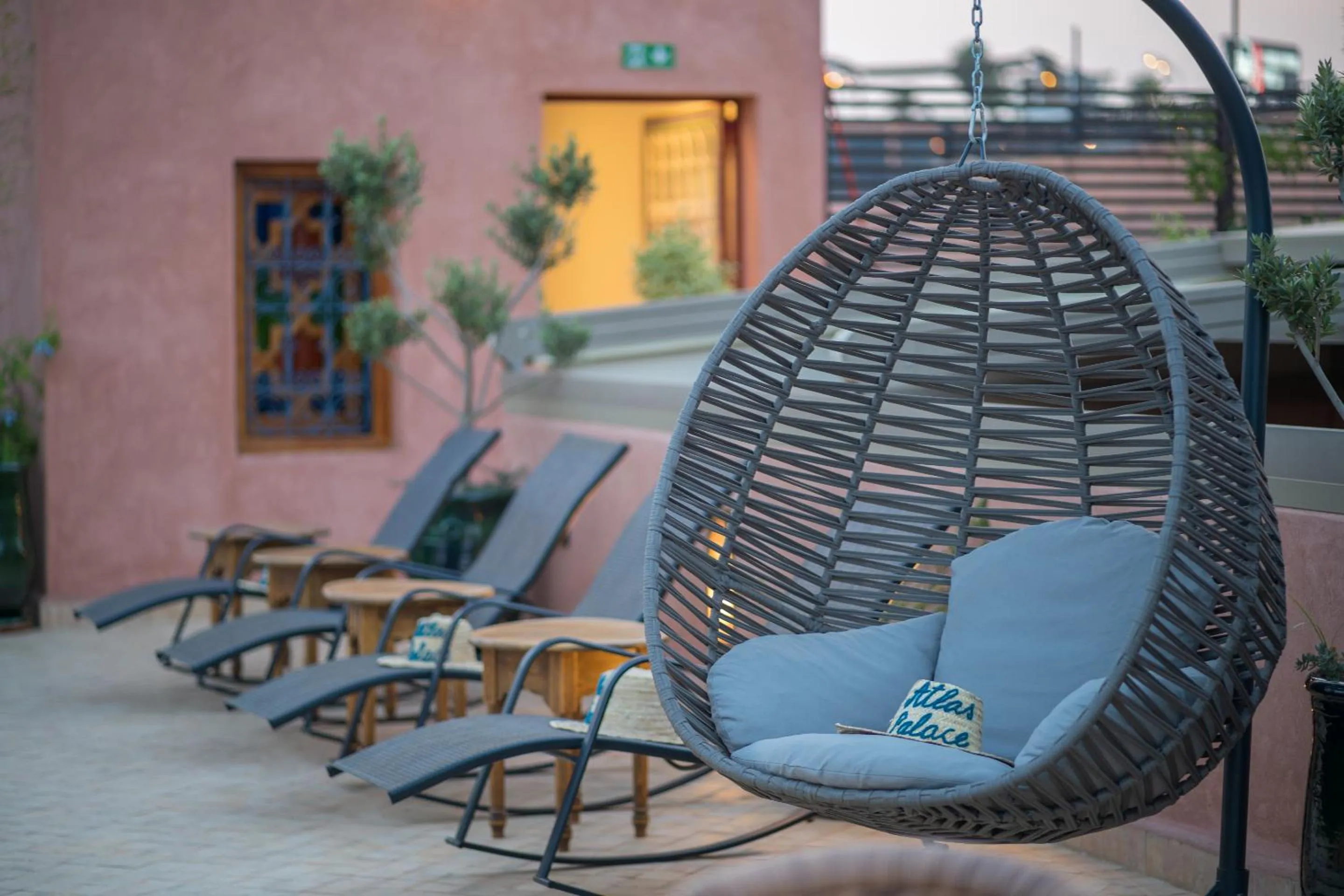 Balcony/Terrace in Riad Atlas Palace & SPA