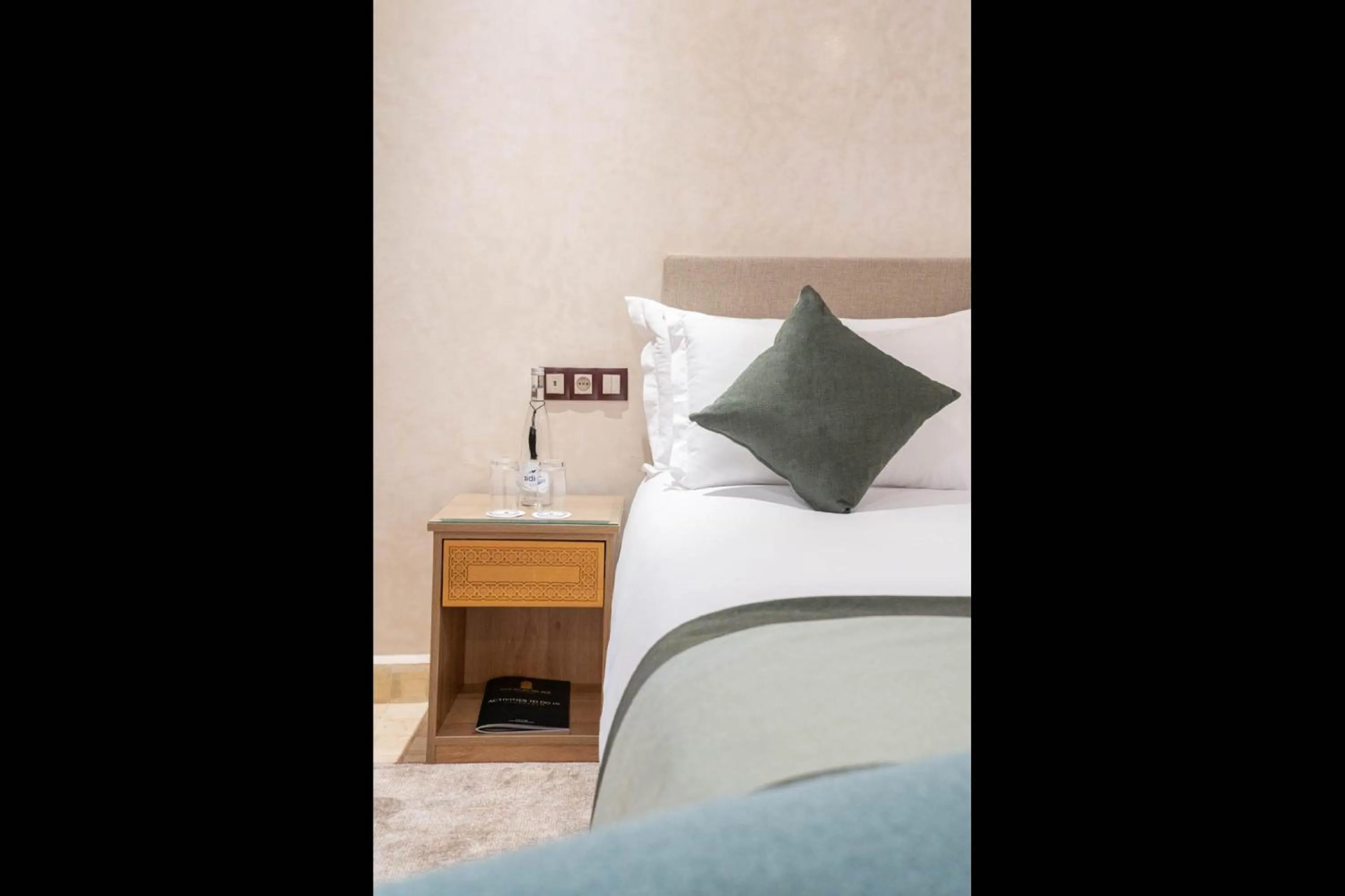 Bed in Riad Atlas Palace & SPA