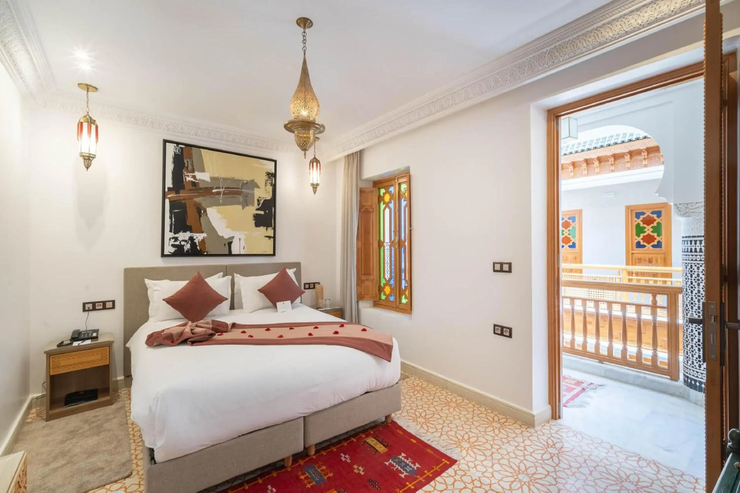 Deluxe Double or Twin Room with Pool View in Riad Atlas Palace & SPA Deluxe Double or Twin Room with Pool View in Riad Atlas Palace & SPA