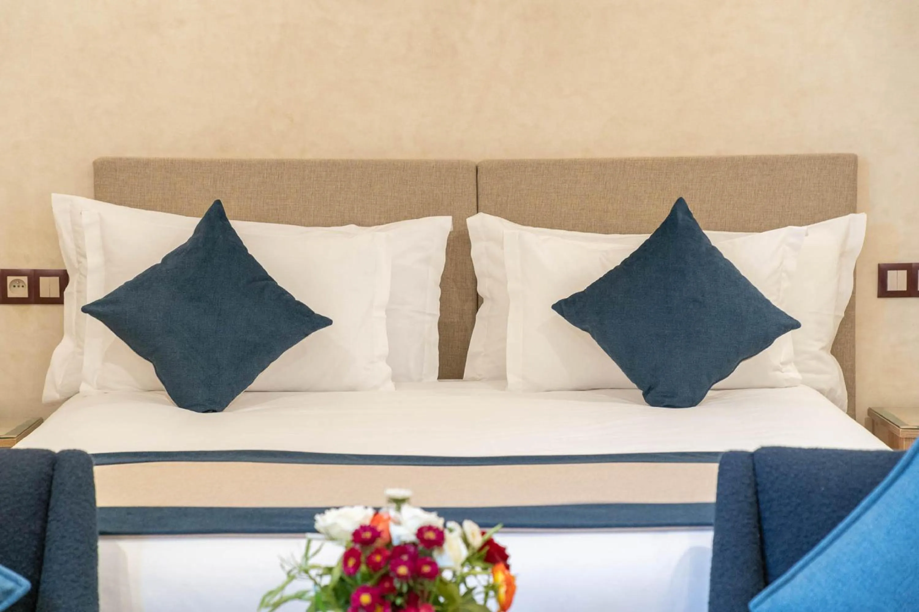 Bed in Riad Atlas Palace & SPA