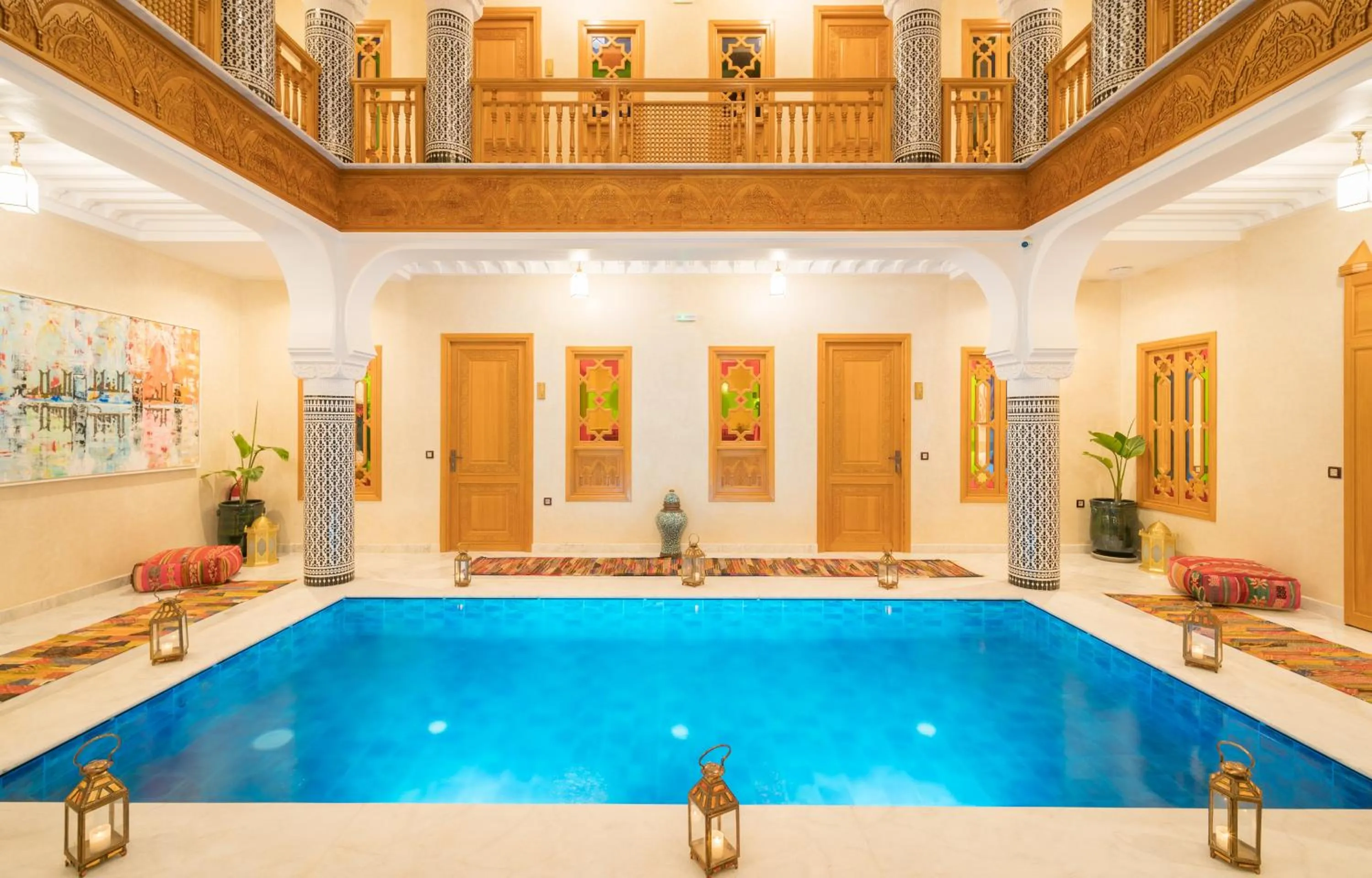 Swimming pool in Riad Atlas Palace & SPA