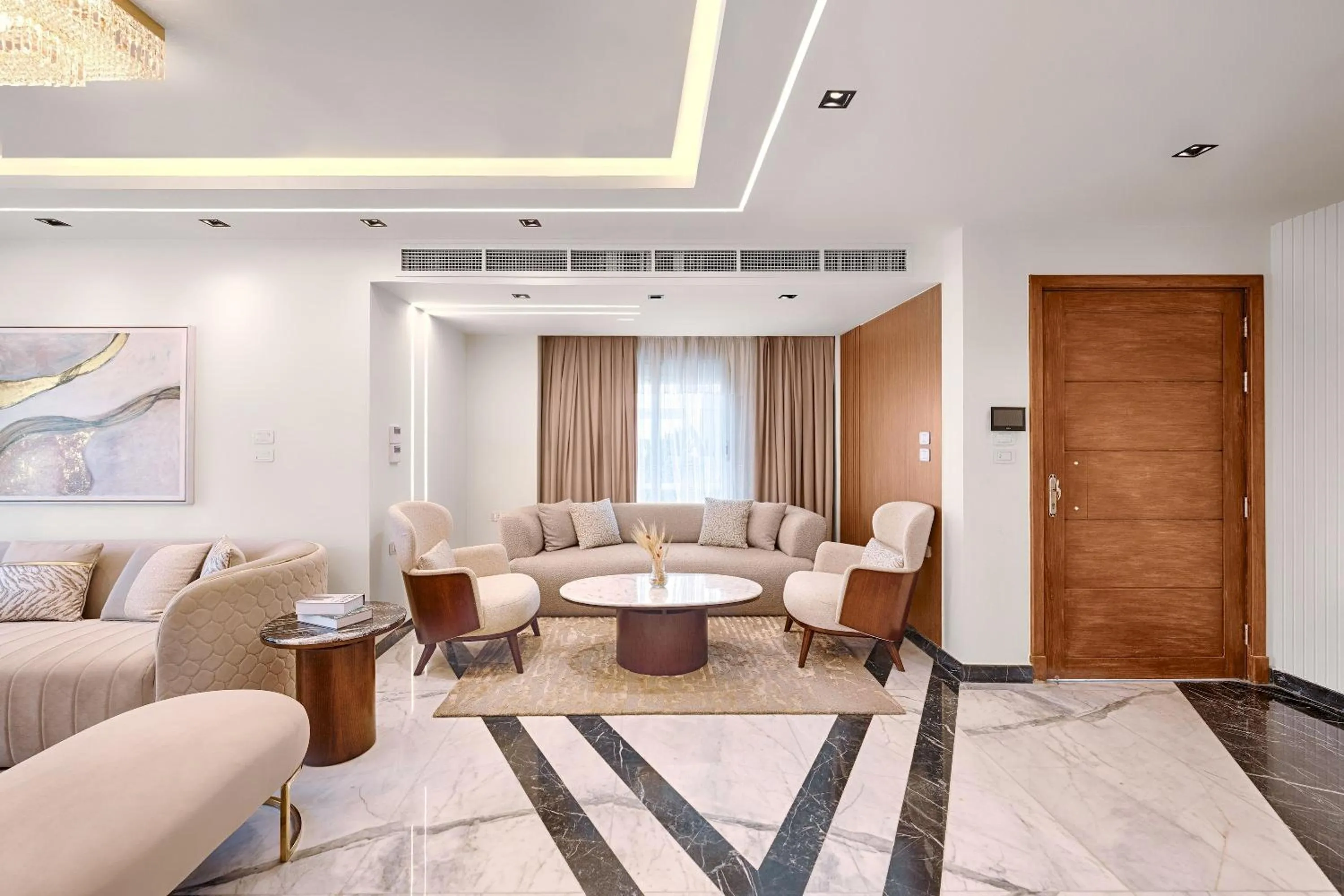Living room in VESTA - Cairo Festival City Residence
