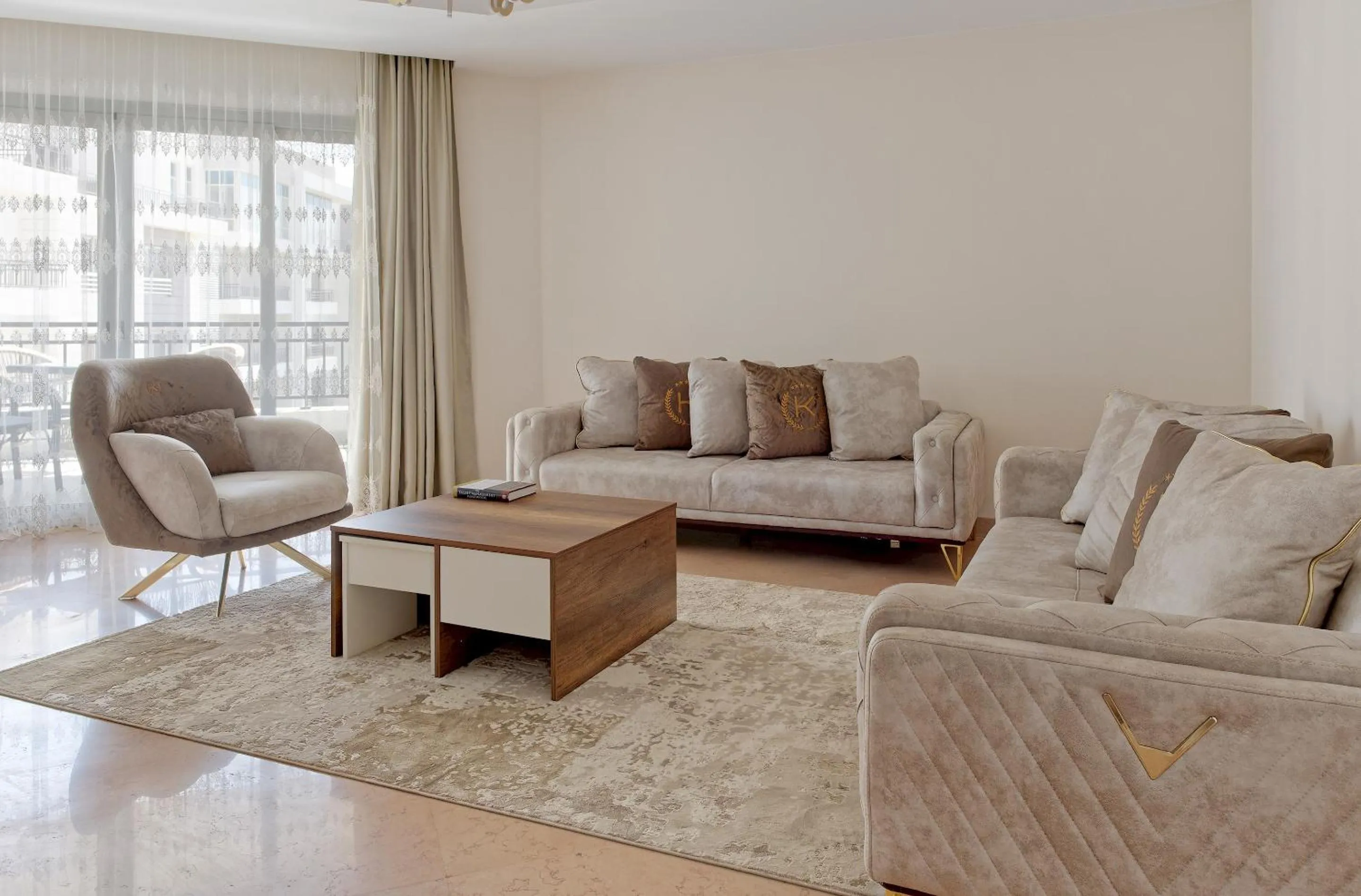 Living room in VESTA - Cairo Festival City Residence