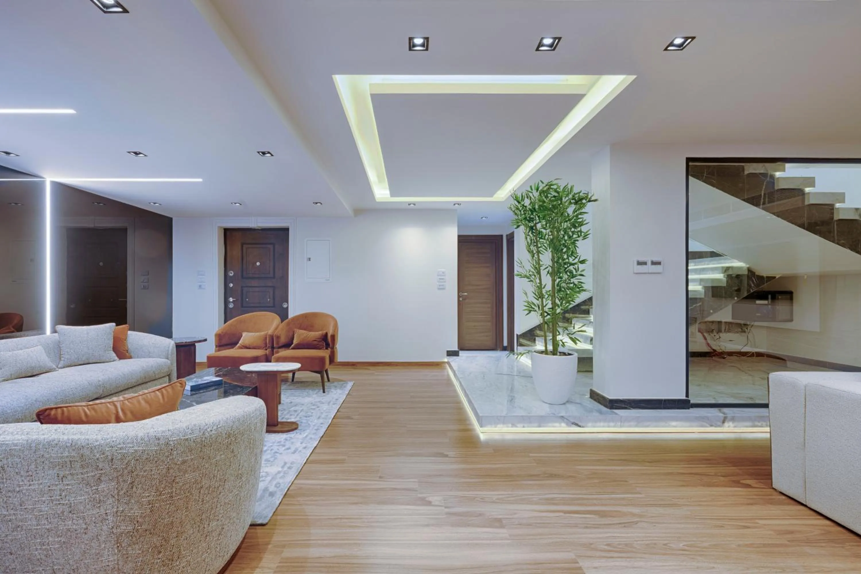 Living room in VESTA - Cairo Festival City Residence