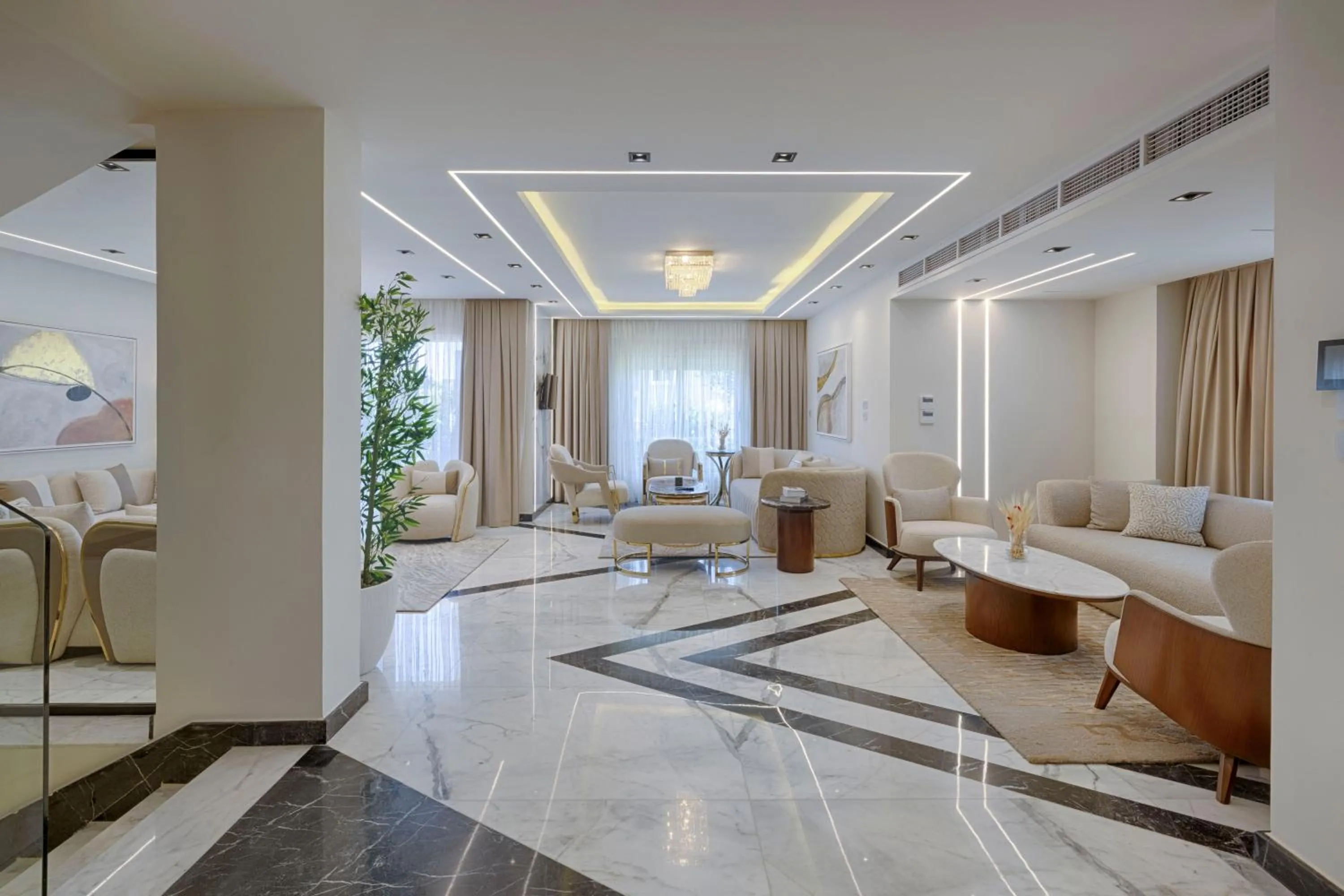 Living room in VESTA - Cairo Festival City Residence