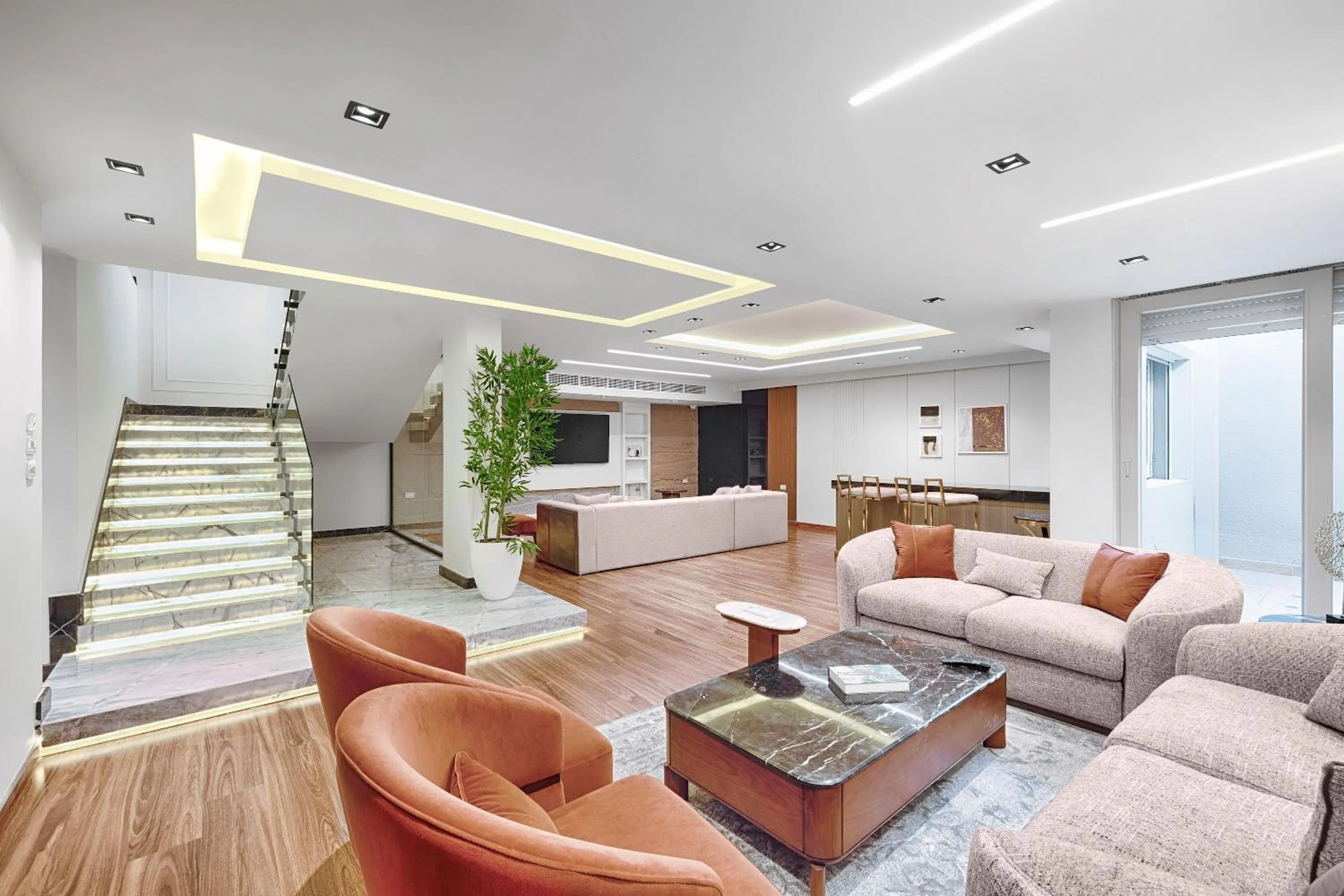 Living room in VESTA - Cairo Festival City Residence