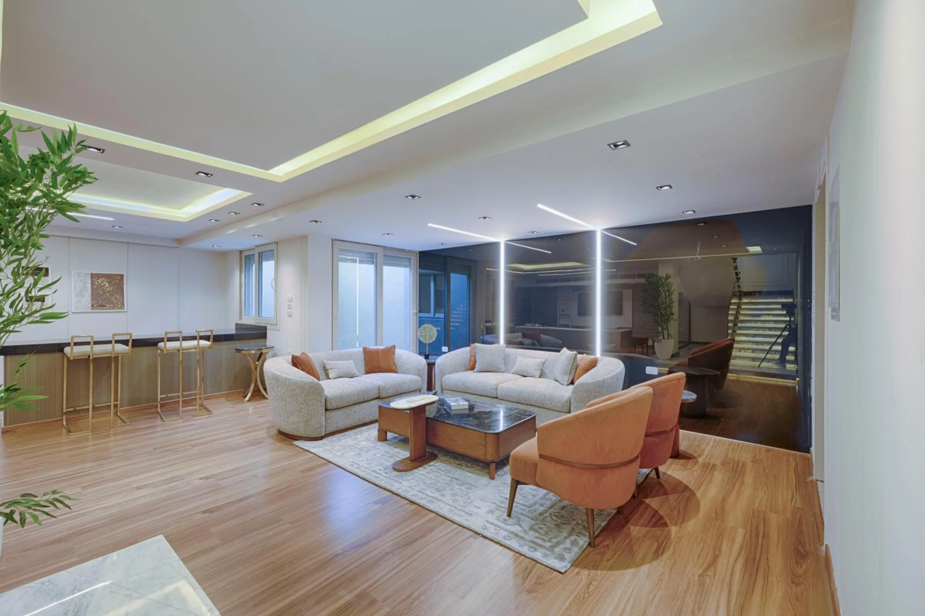 Living room in VESTA - Cairo Festival City Residence