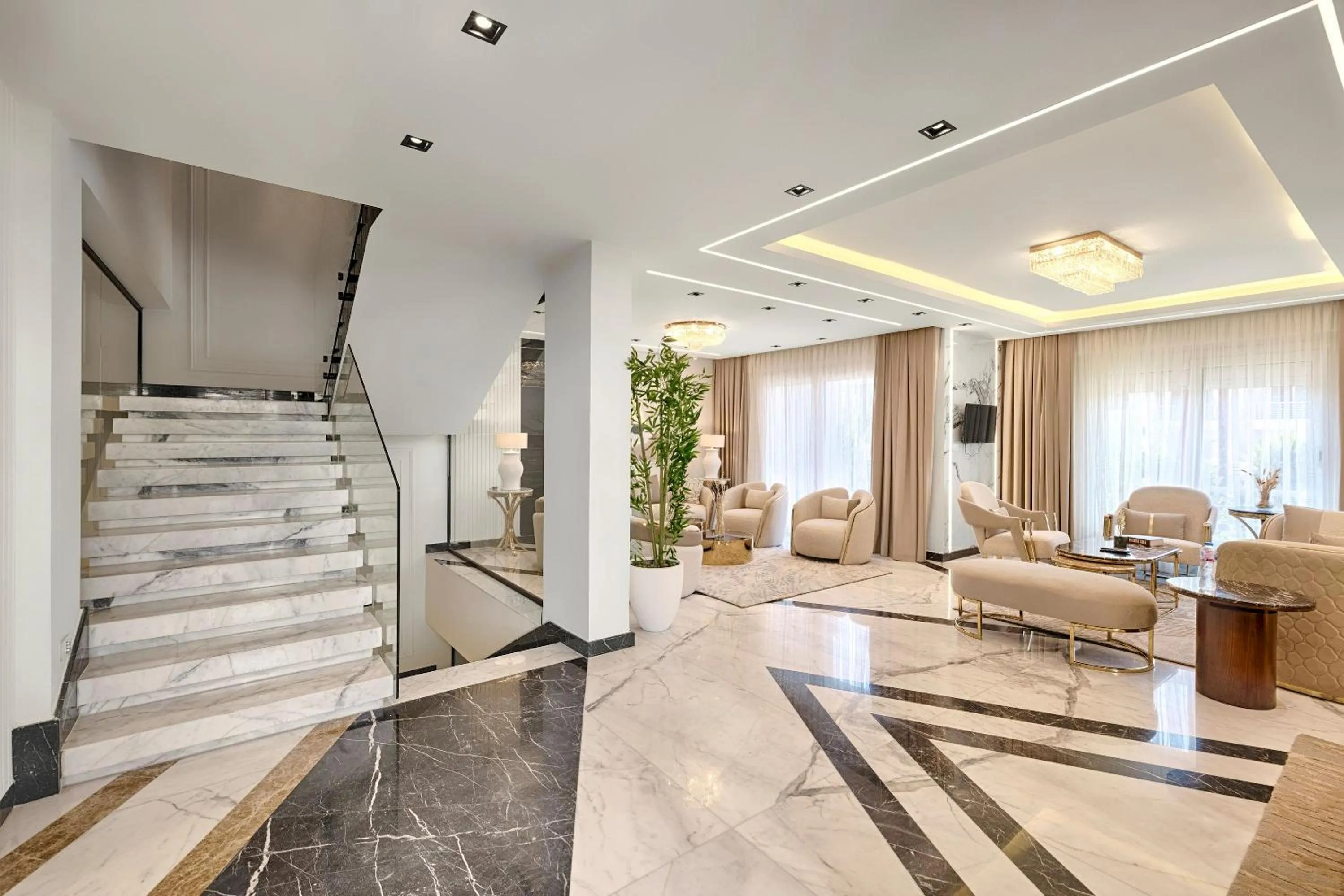 Living room in VESTA - Cairo Festival City Residence