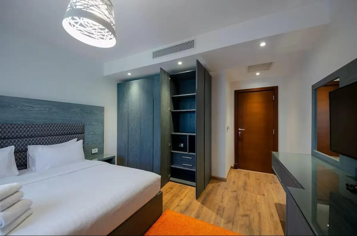 Bed in VESTA - Cairo Festival City Residence