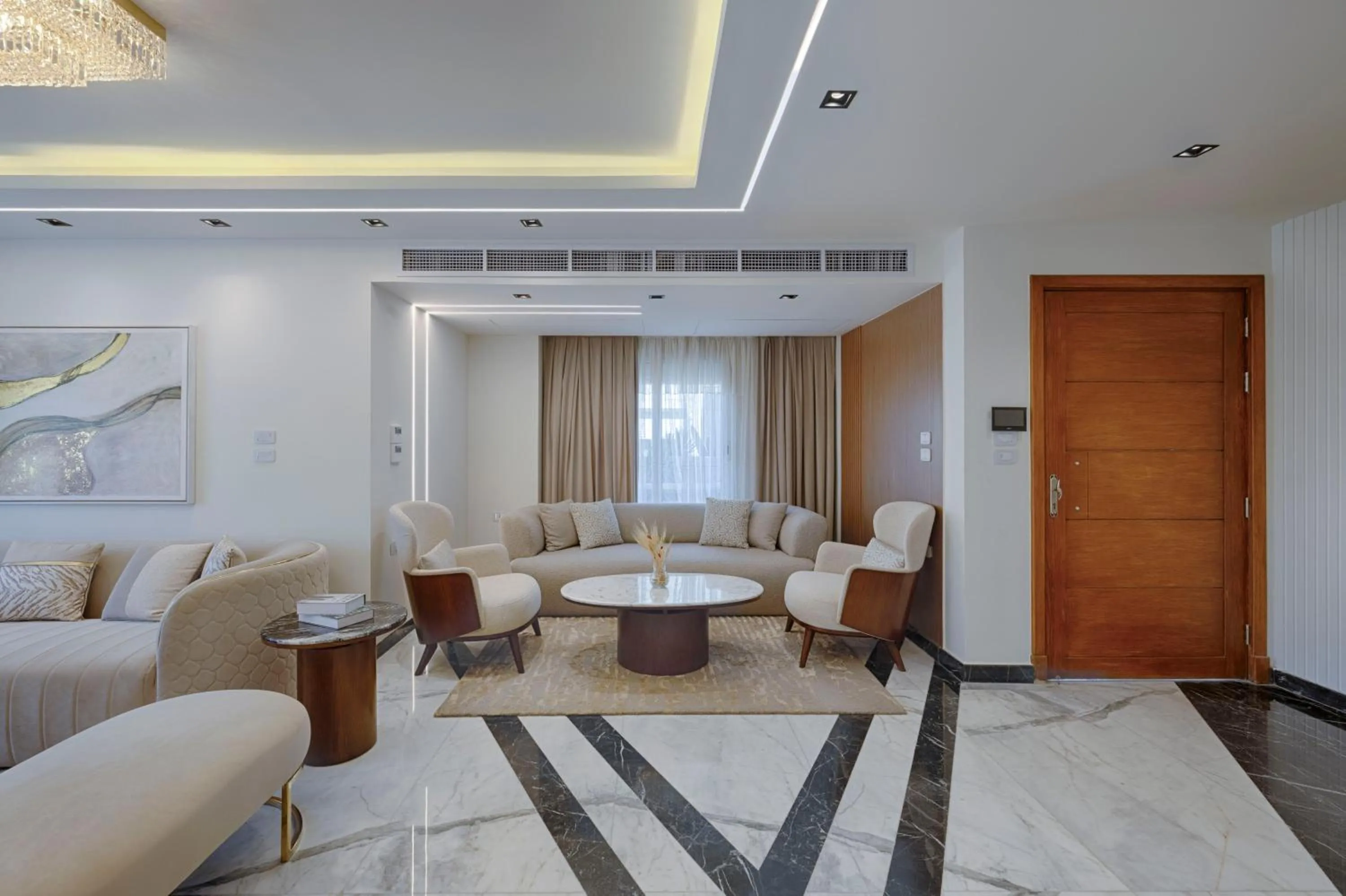 Living room in VESTA - Cairo Festival City Residence