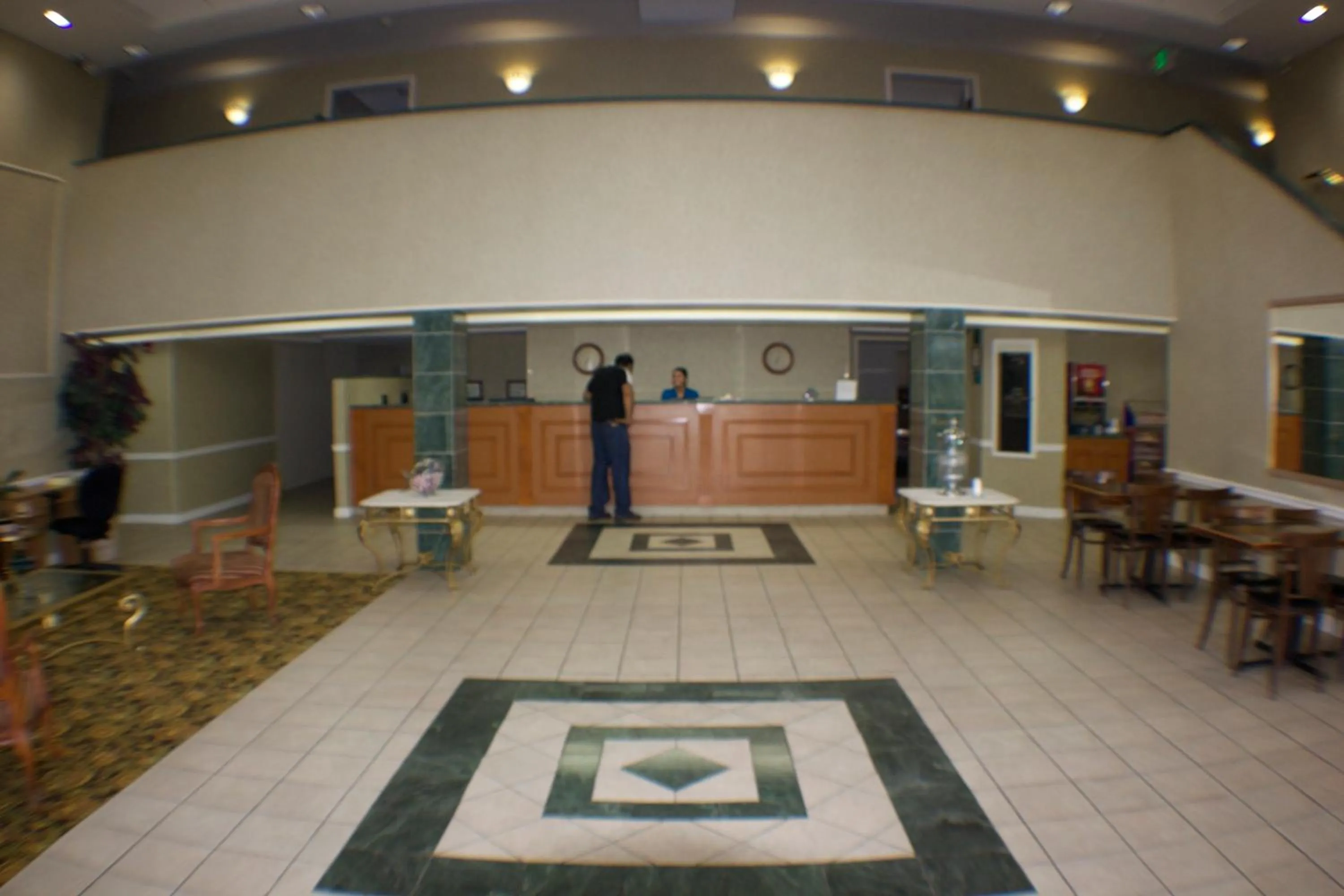 Lobby or reception in The Garden Inn