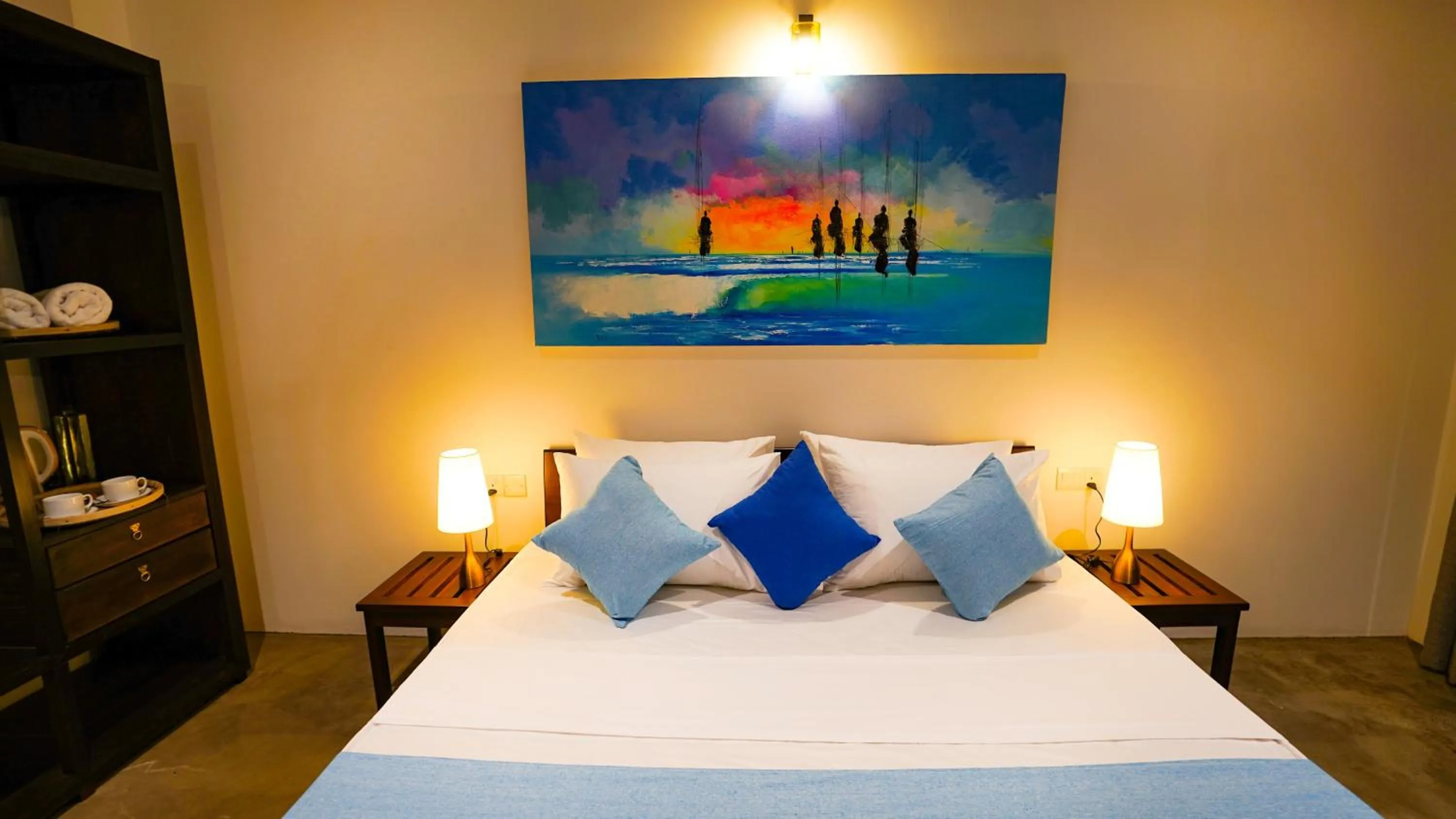 Decorative detail, Bed in Beyond The Sea By Ceylonese