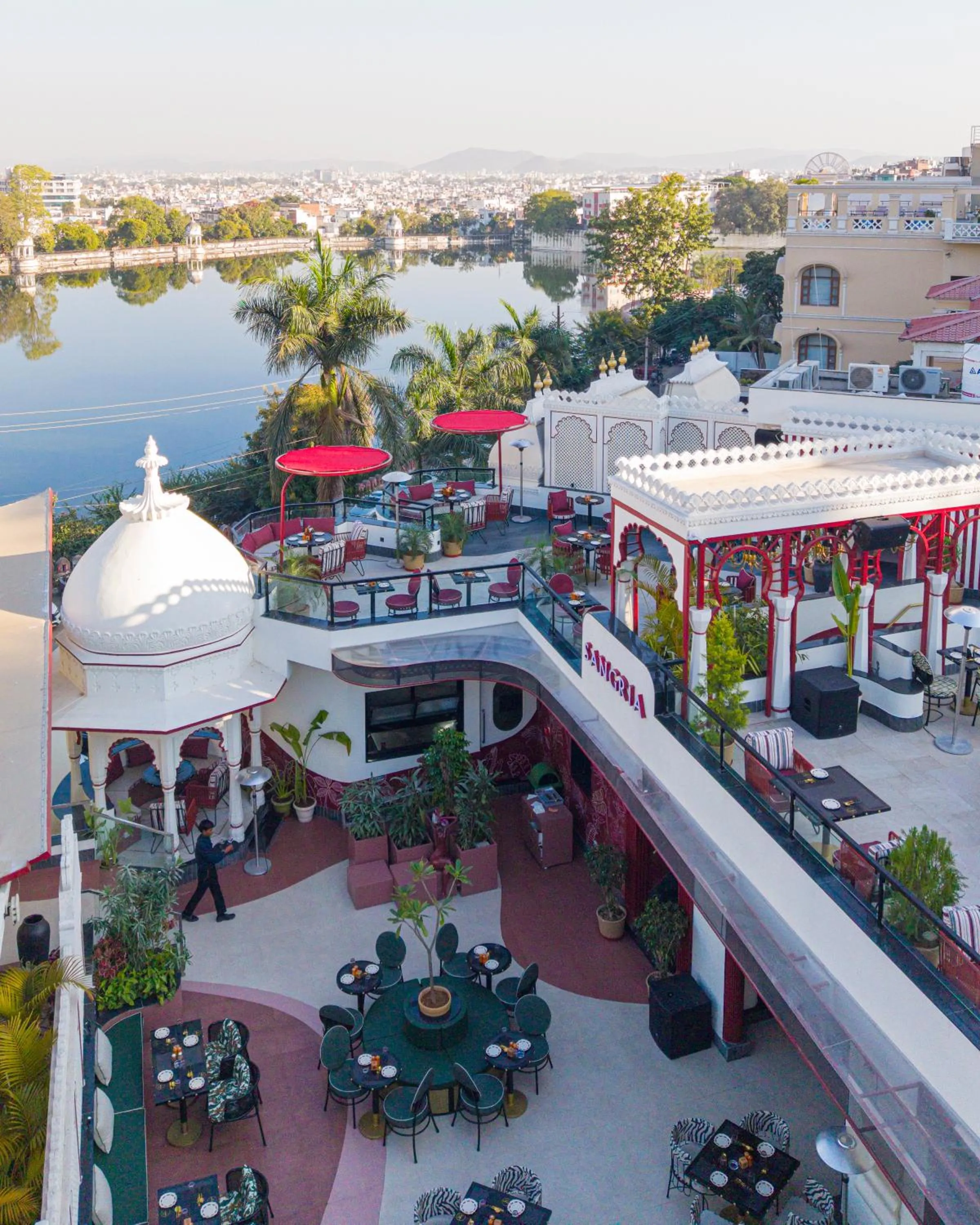 Restaurant/places to eat in Swaroop Vilas - Lake Facing Boutique Hotel