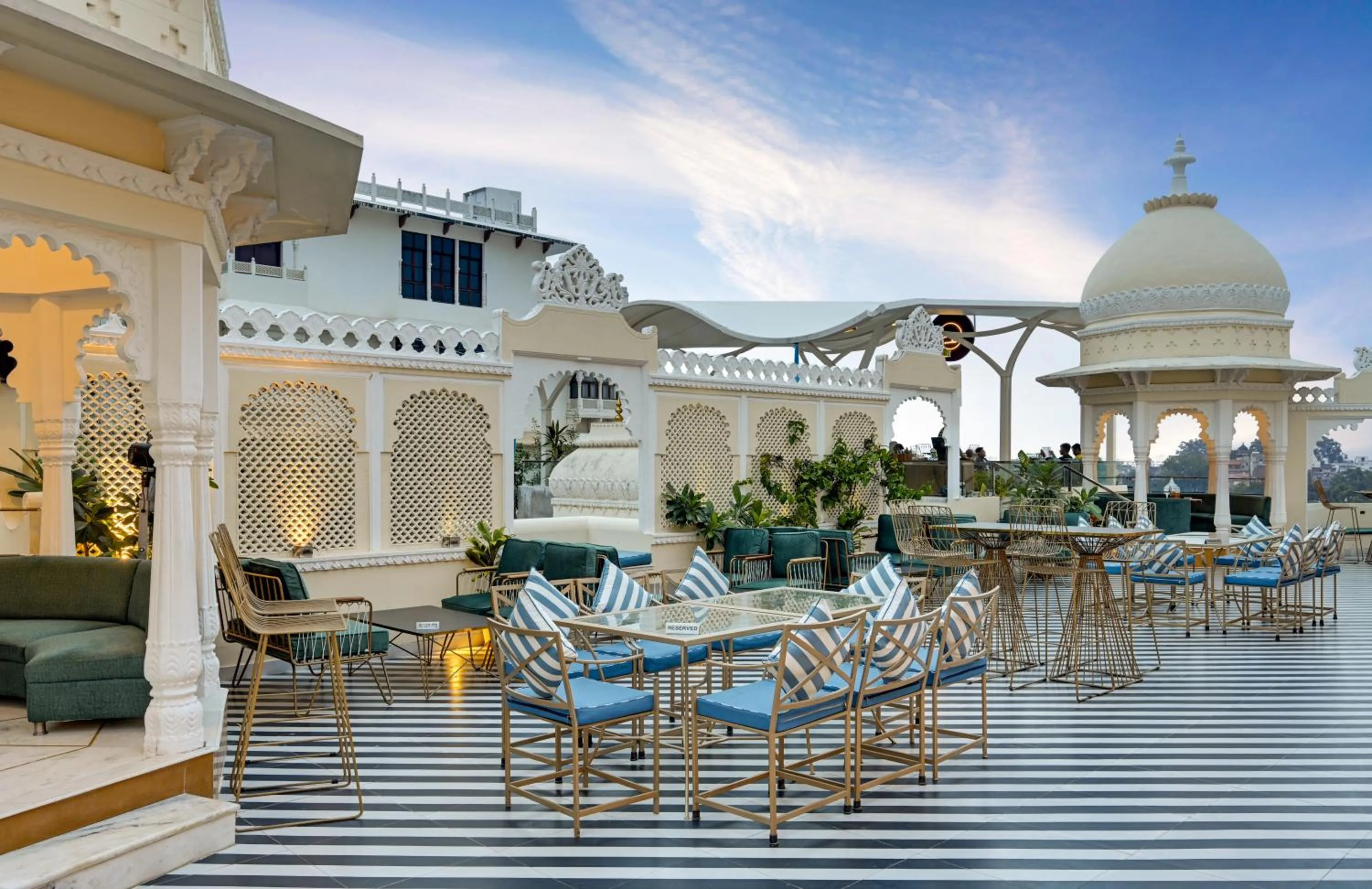 Balcony/Terrace in Swaroop Vilas - Lake Facing Boutique Hotel