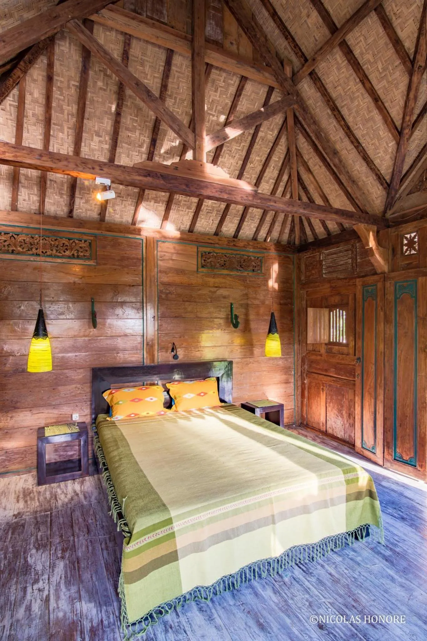 Bed in Hati Padi Cottages