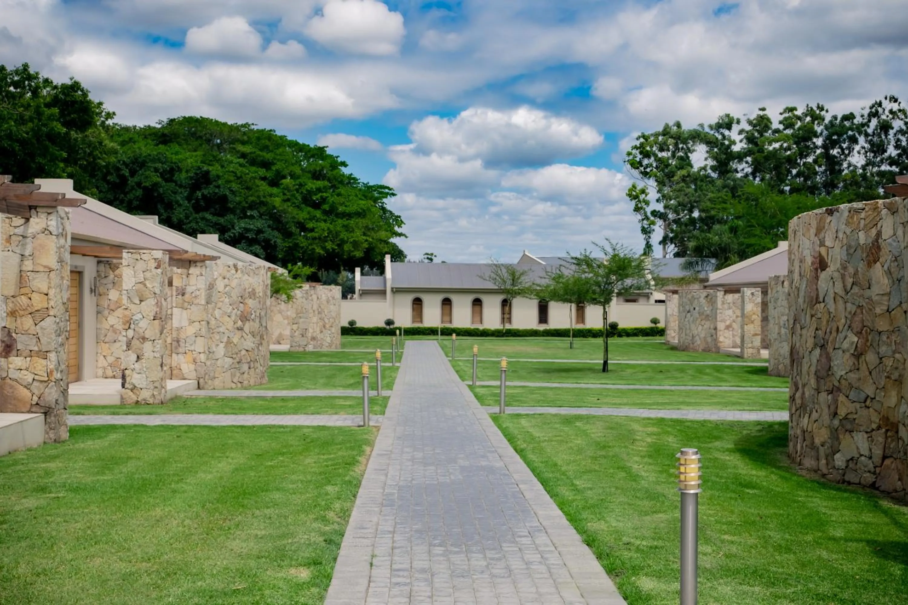 Garden view in Africanos Country Estate