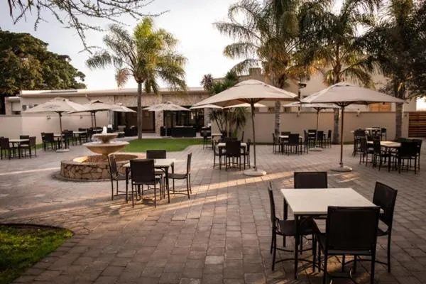 Inner courtyard view in Africanos Country Estate