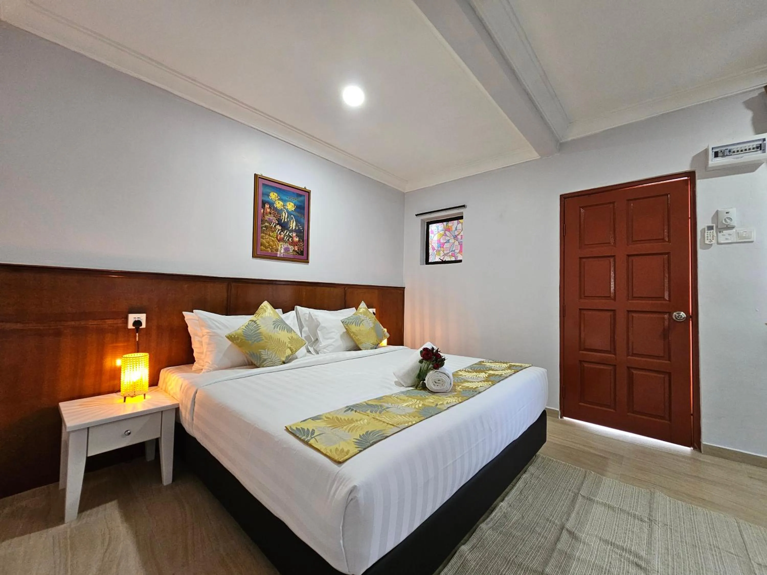 Bed in Cottage Inn Gerik