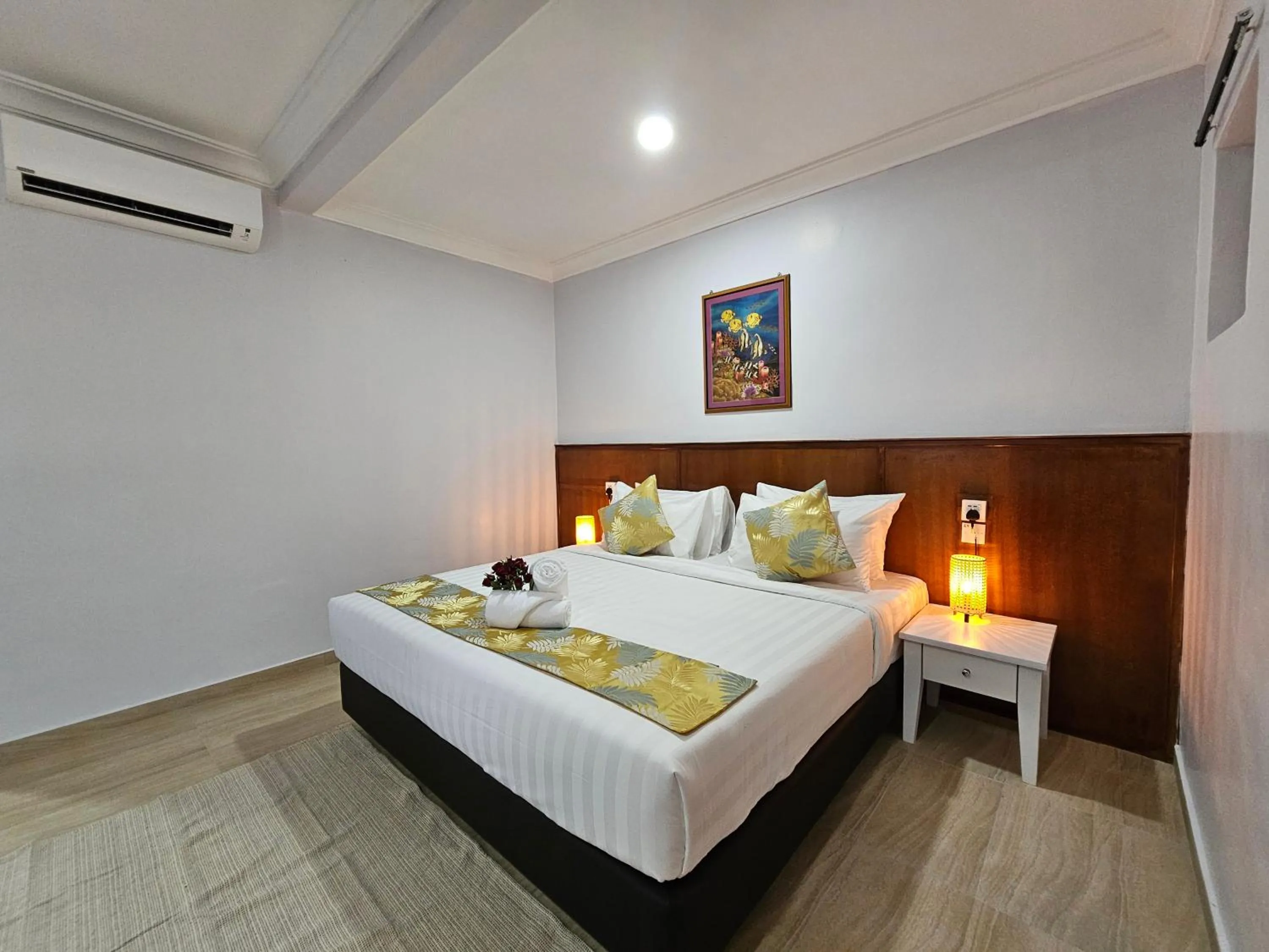 Bed in Cottage Inn Gerik