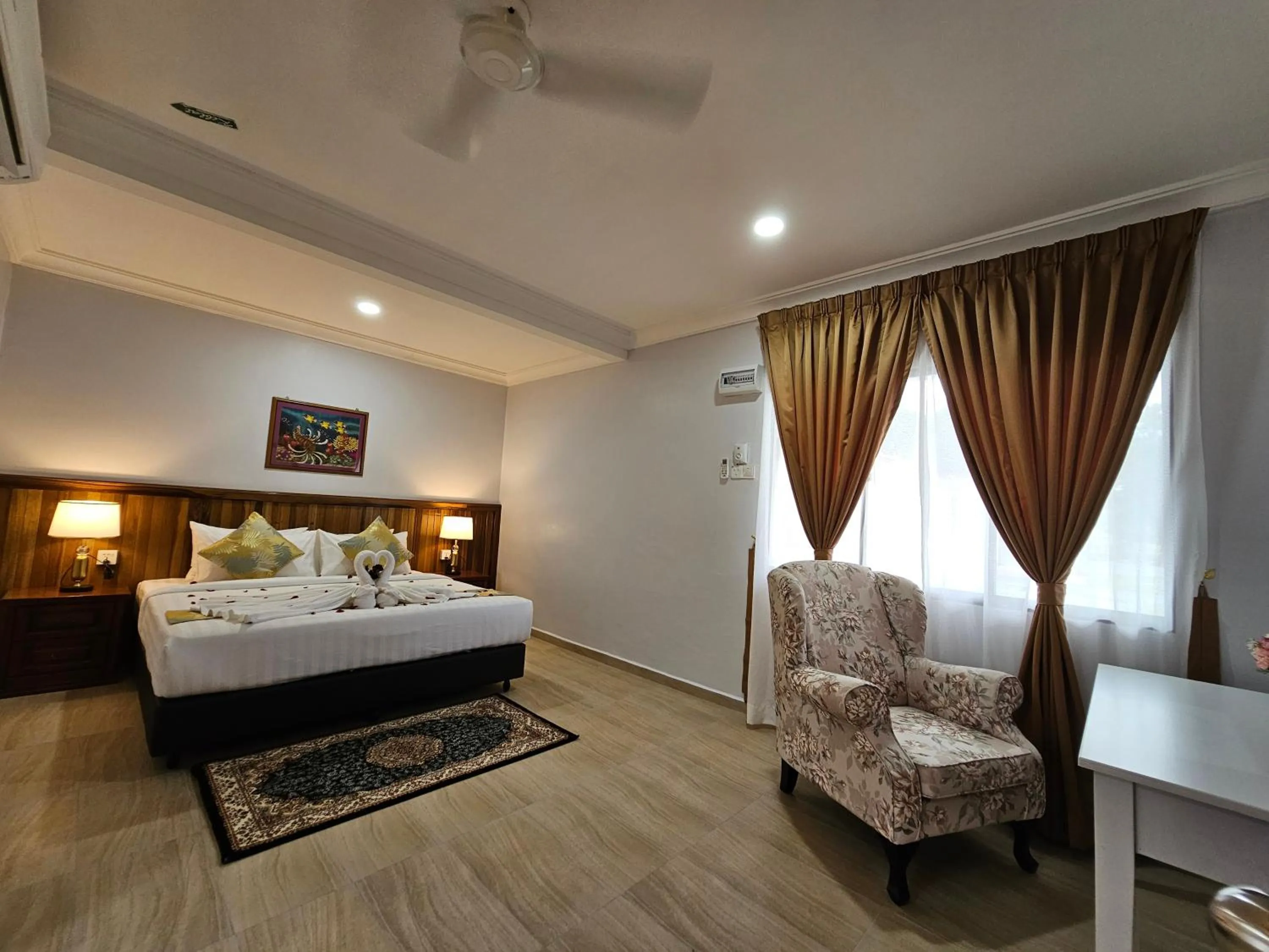 Bed in Cottage Inn Gerik