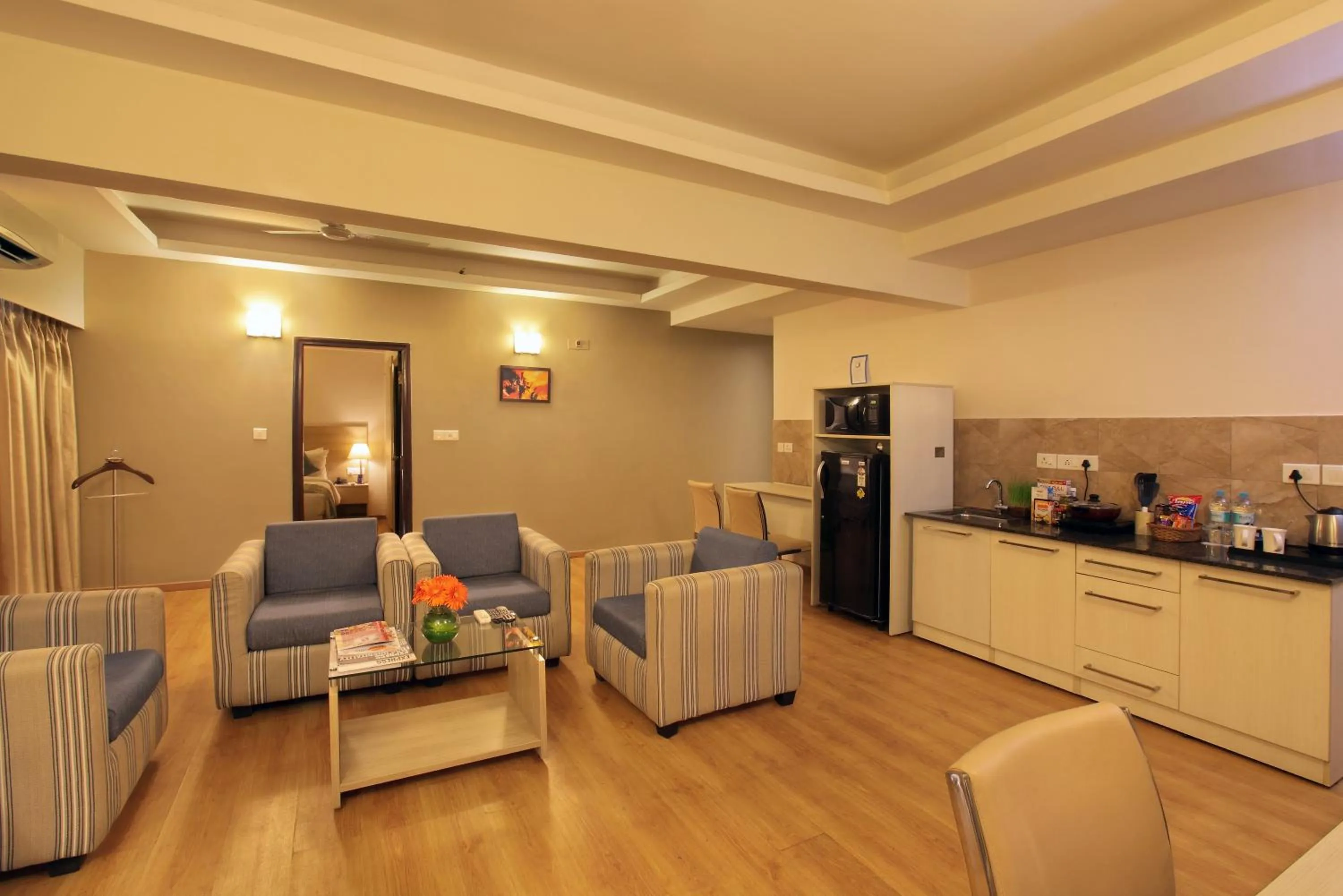 Living room in Starlit Suites Bangalore