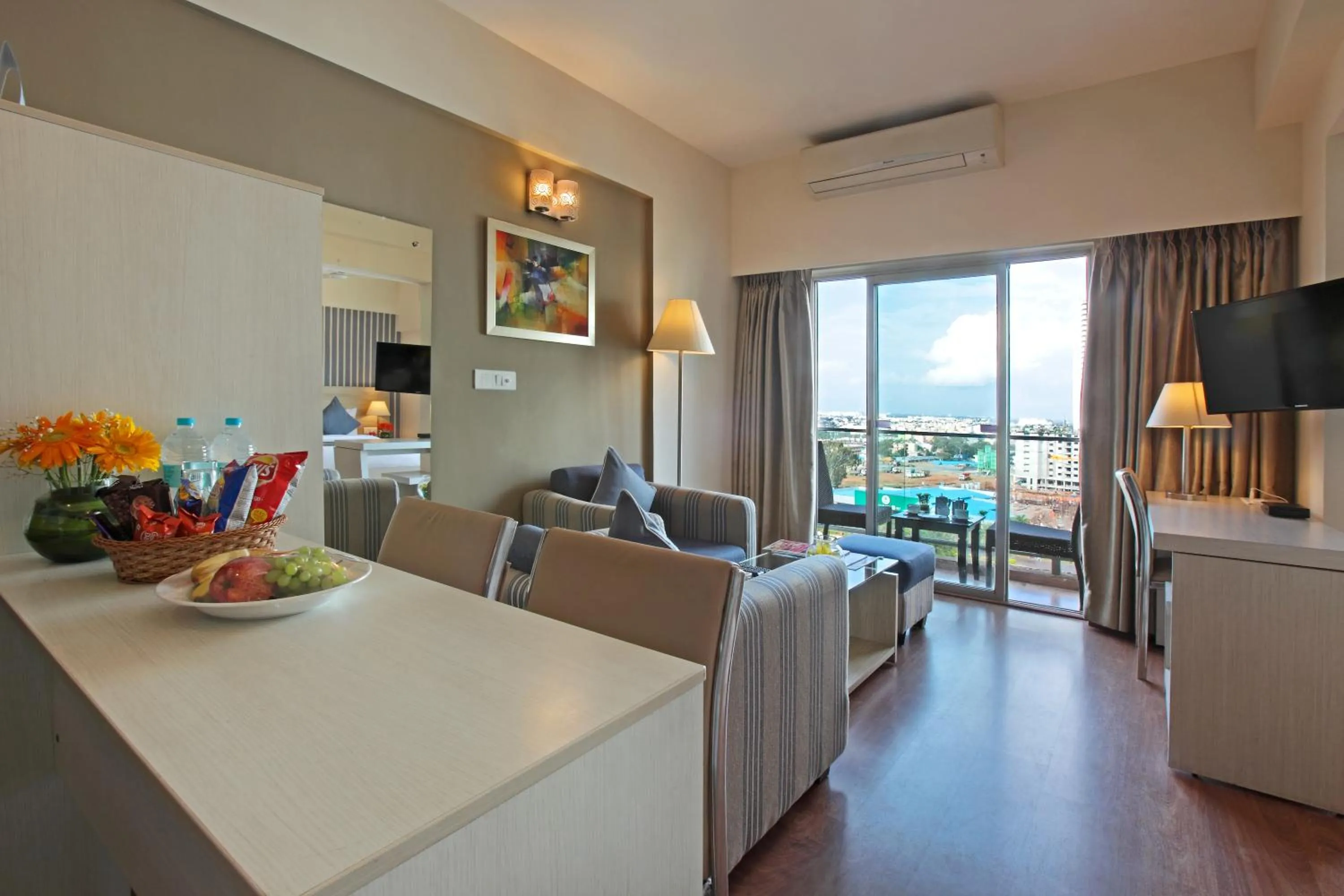 Living room in Starlit Suites Bangalore