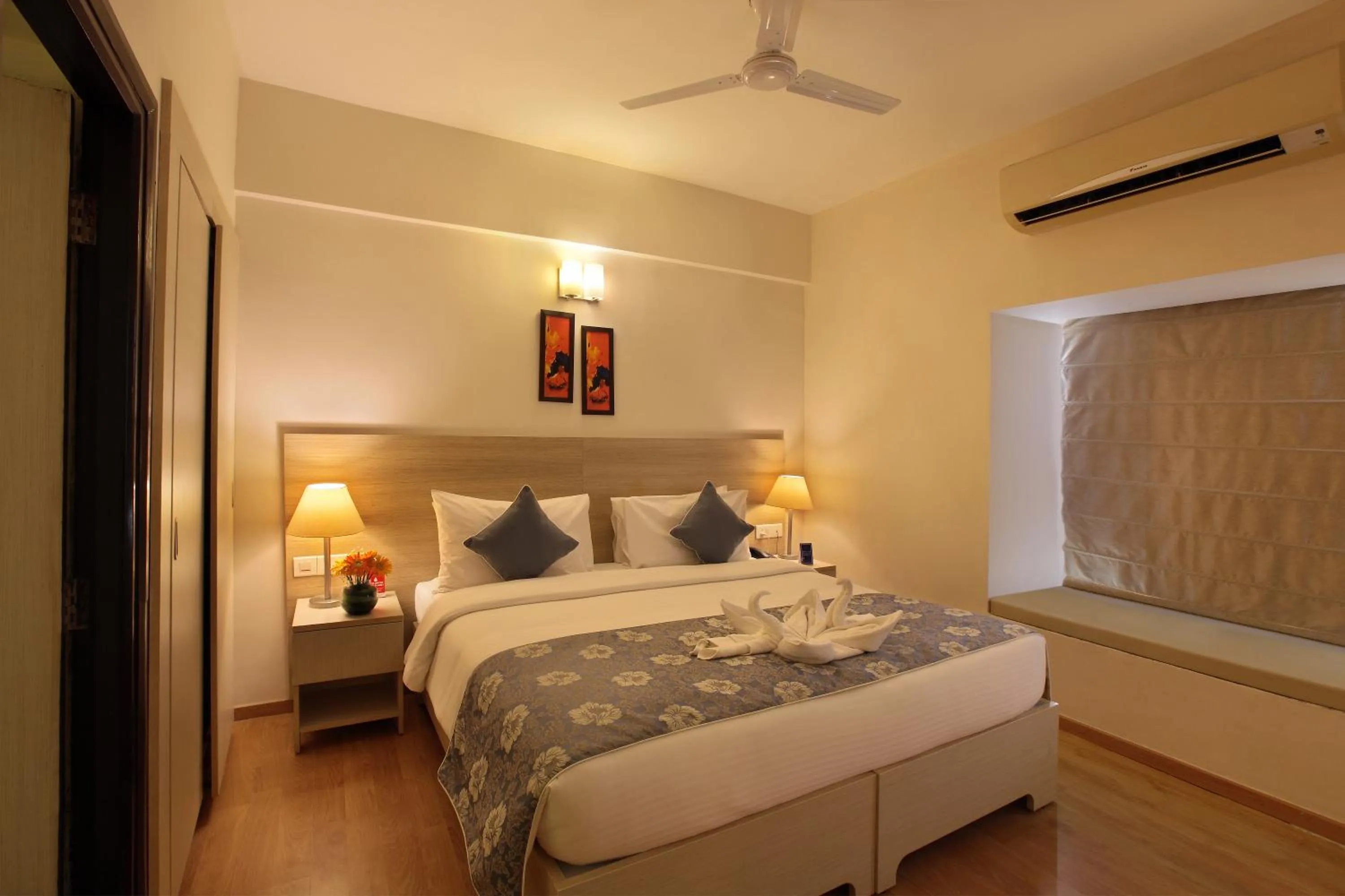 Bed in Starlit Suites Bangalore