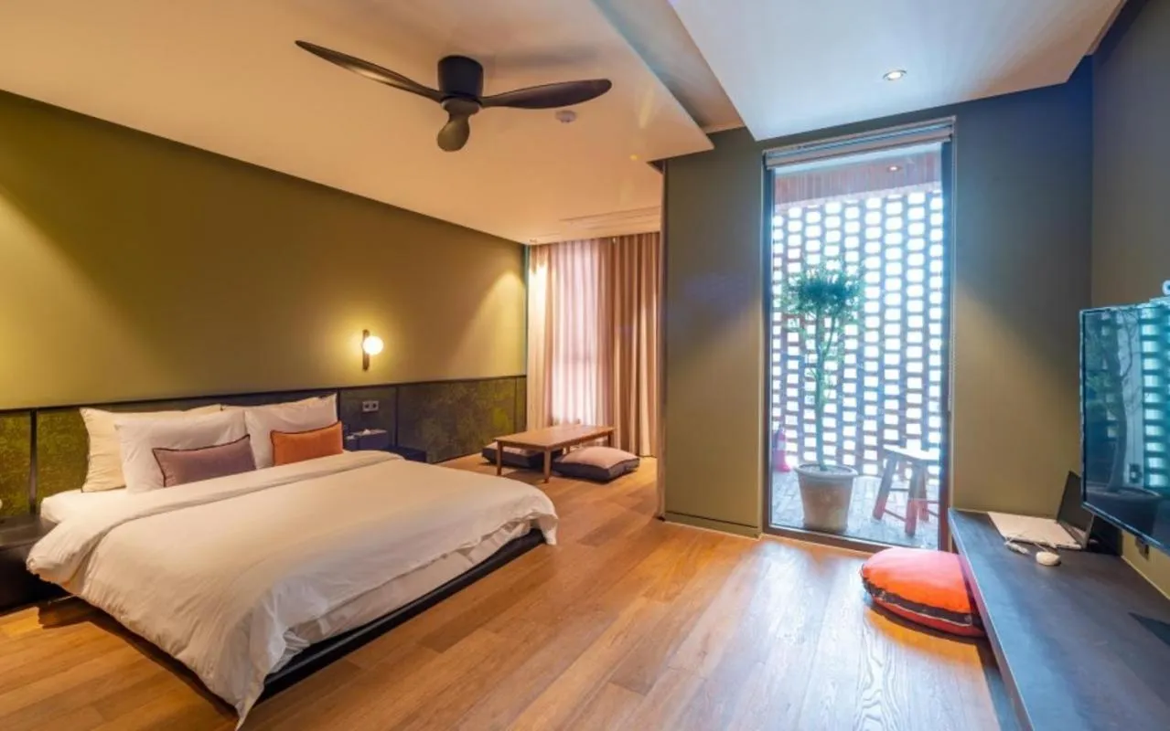 Bed in Hotel Barahan Jeonju