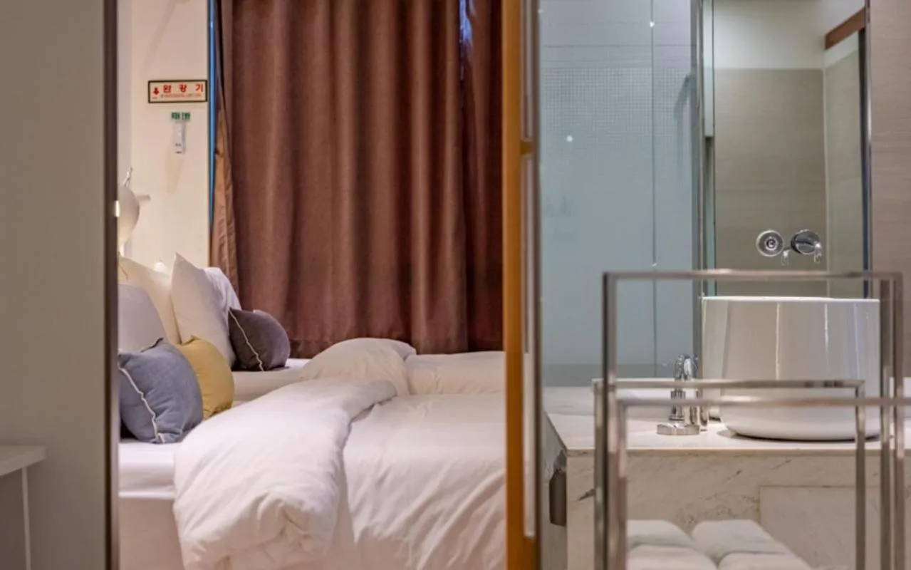 Bed in Hotel Barahan Jeonju