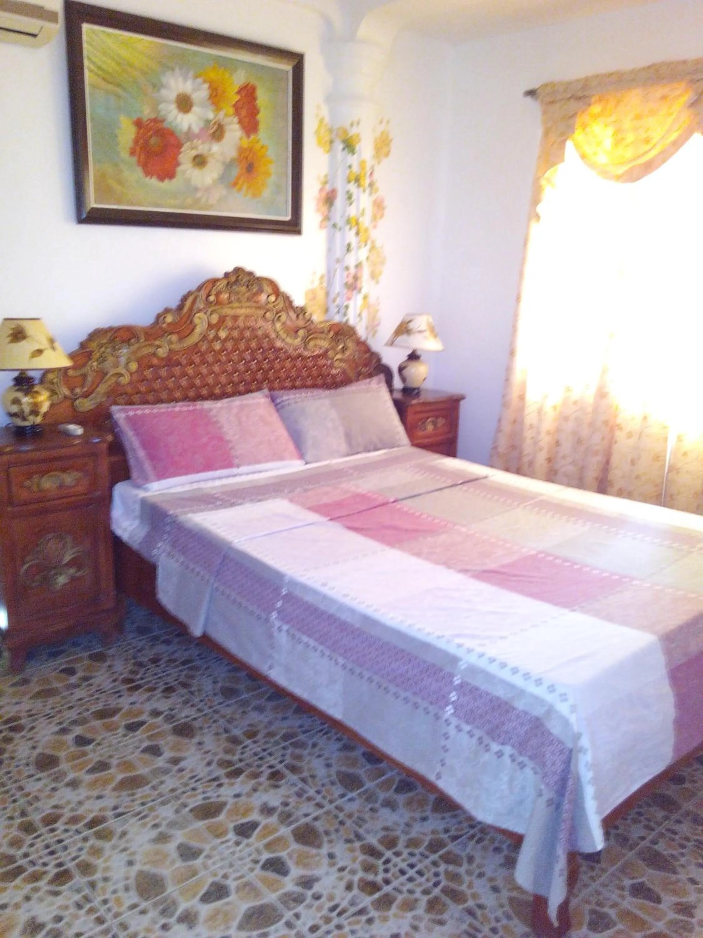 Bed in White & Yellow Castle Hotel and Resort