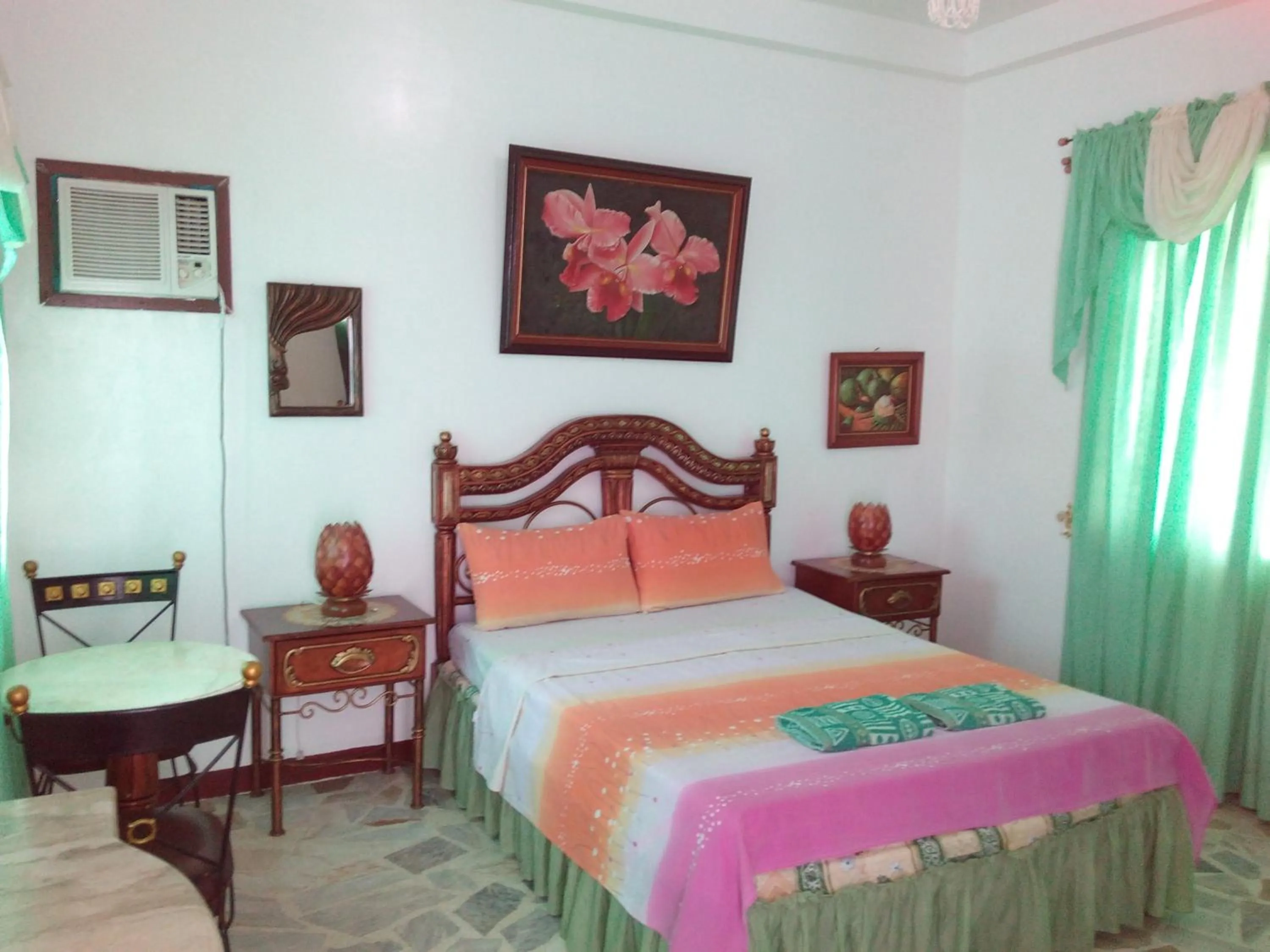 Bed in White & Yellow Castle Hotel and Resort