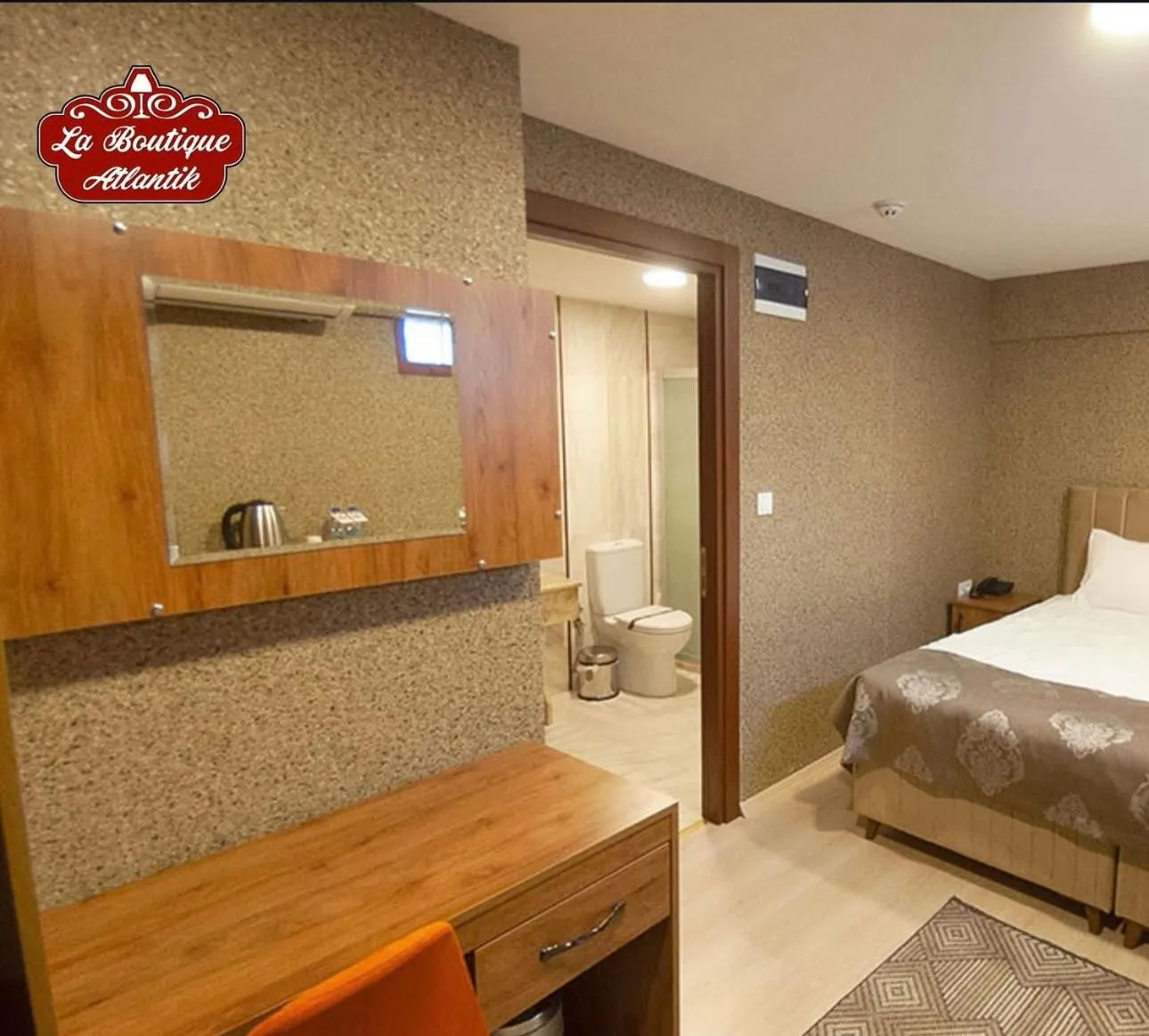 Bed in Atlantik Butik Hotel