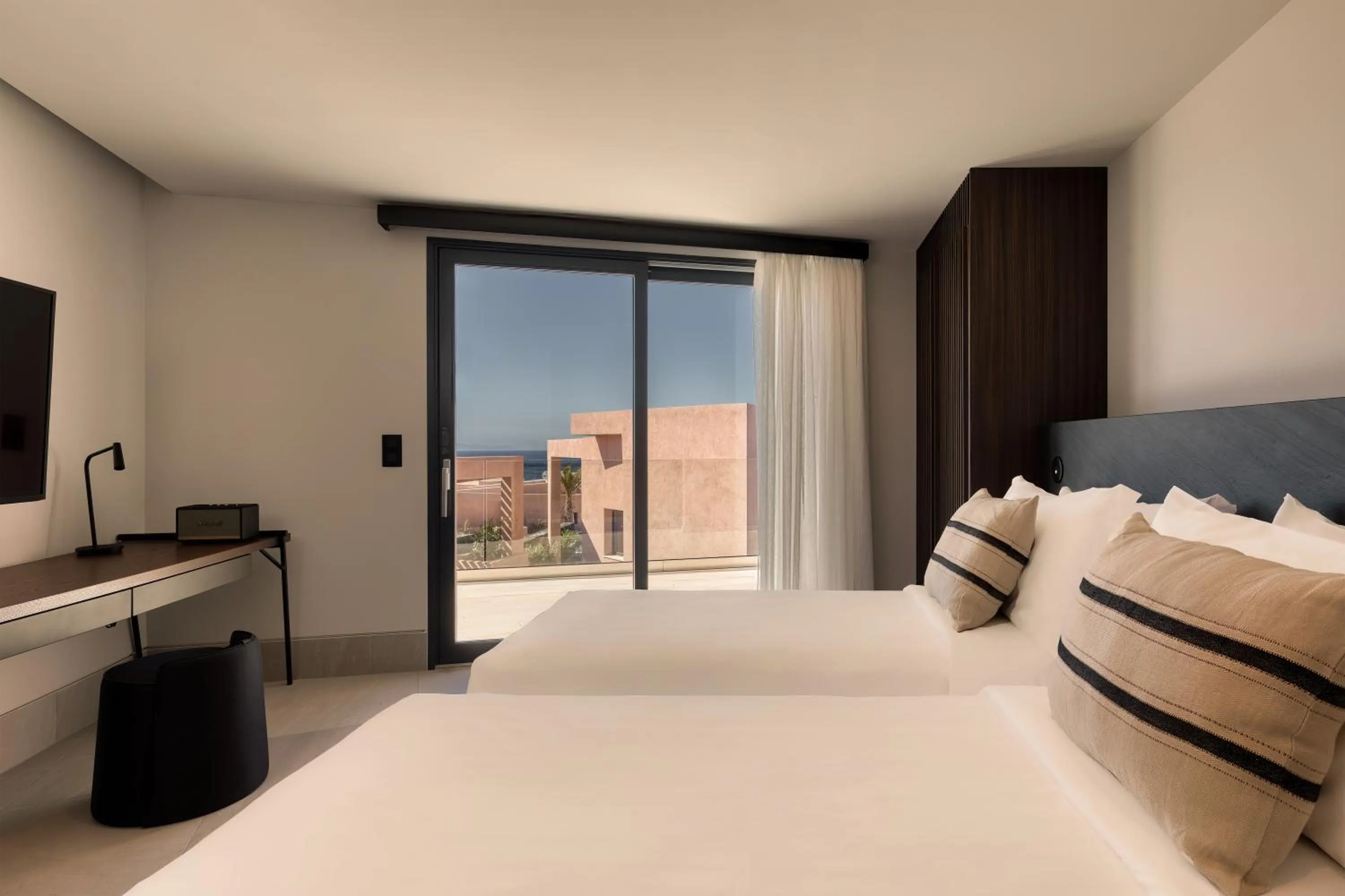 Bed in Domes Novos Santorini, Autograph Collection