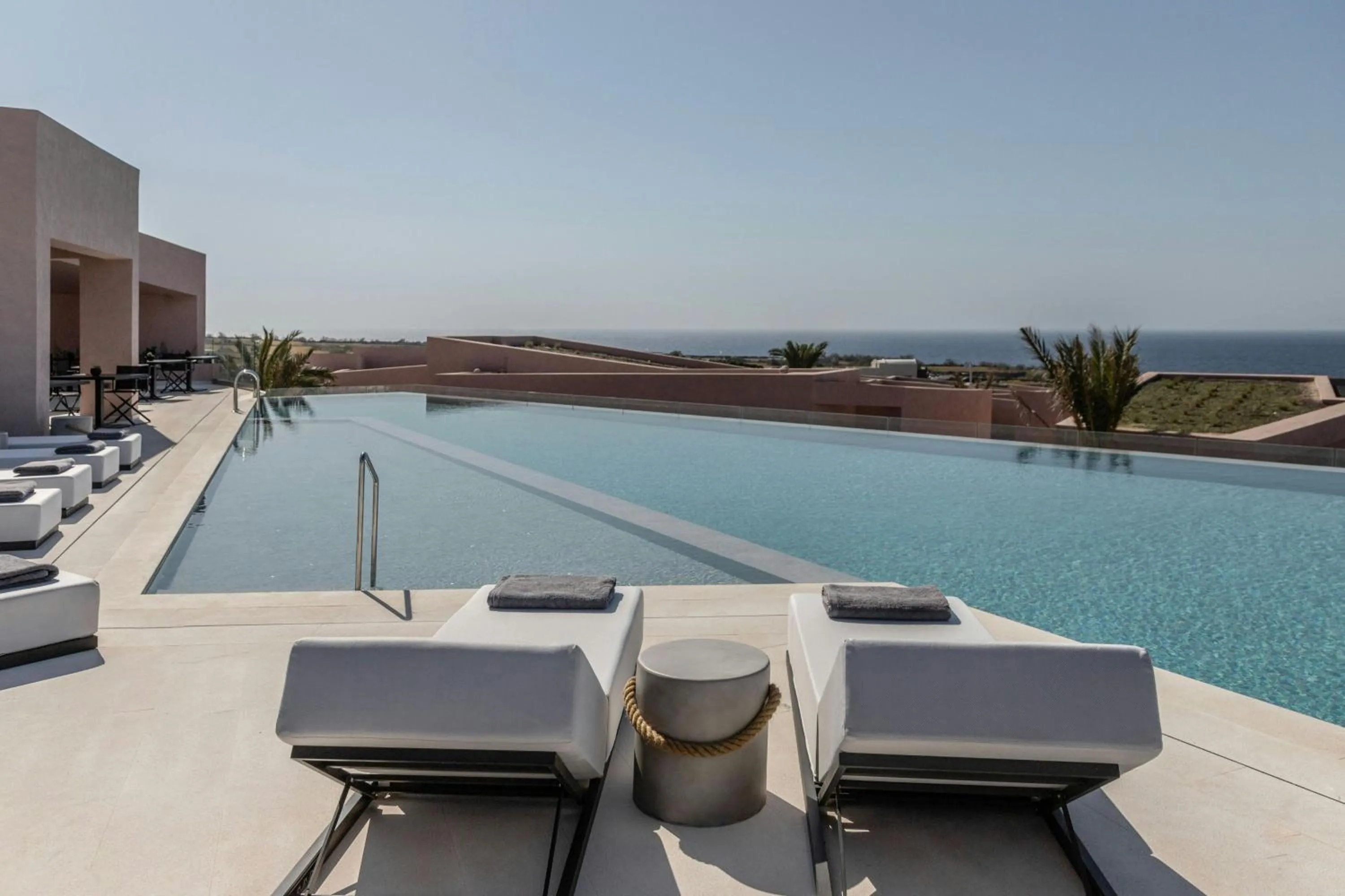 Swimming pool in Domes Novos Santorini, Autograph Collection