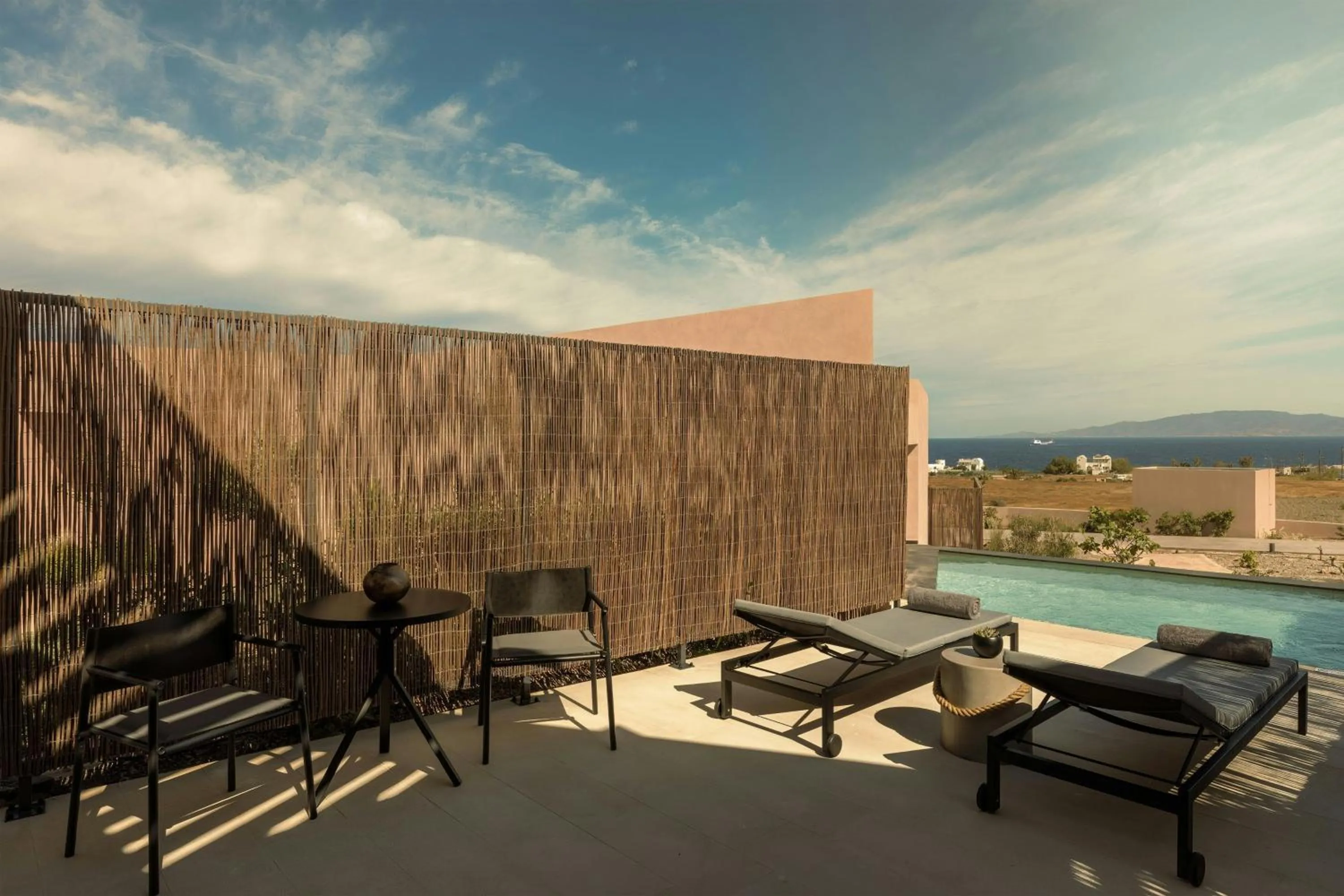 Swimming pool in Domes Novos Santorini, Autograph Collection