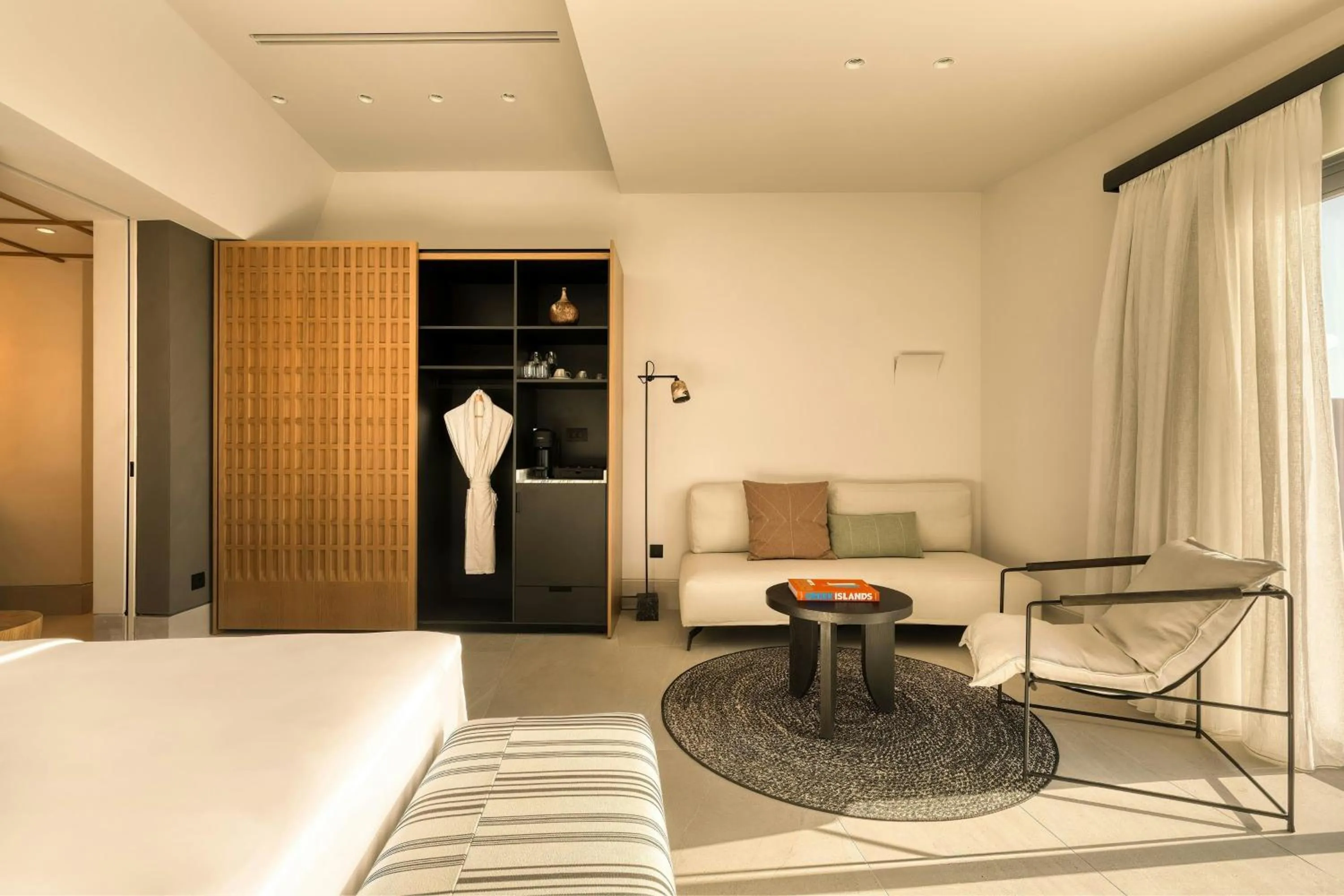 Swimming pool, Bed in Domes Novos Santorini, Autograph Collection