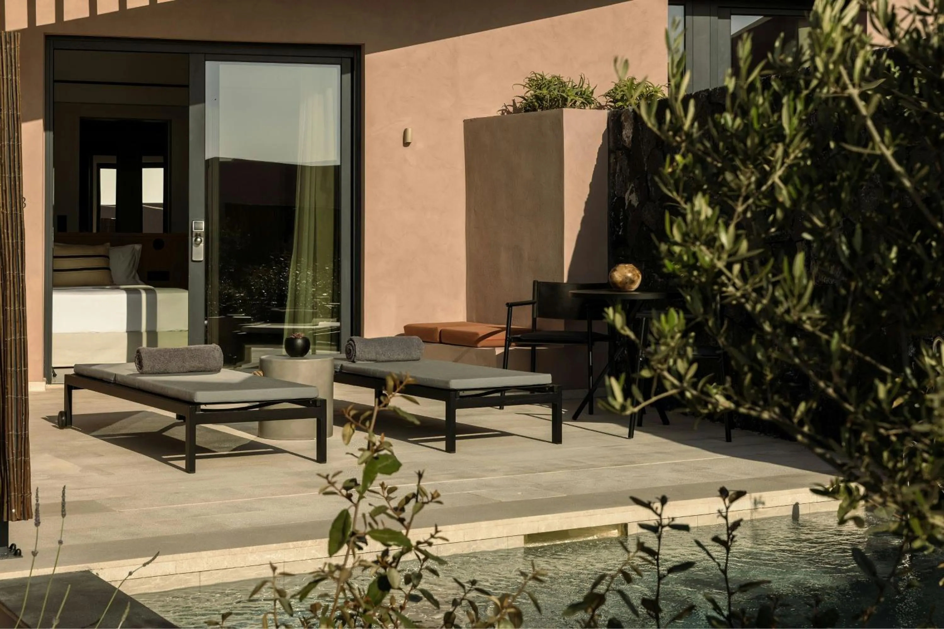 Swimming pool in Domes Novos Santorini, Autograph Collection