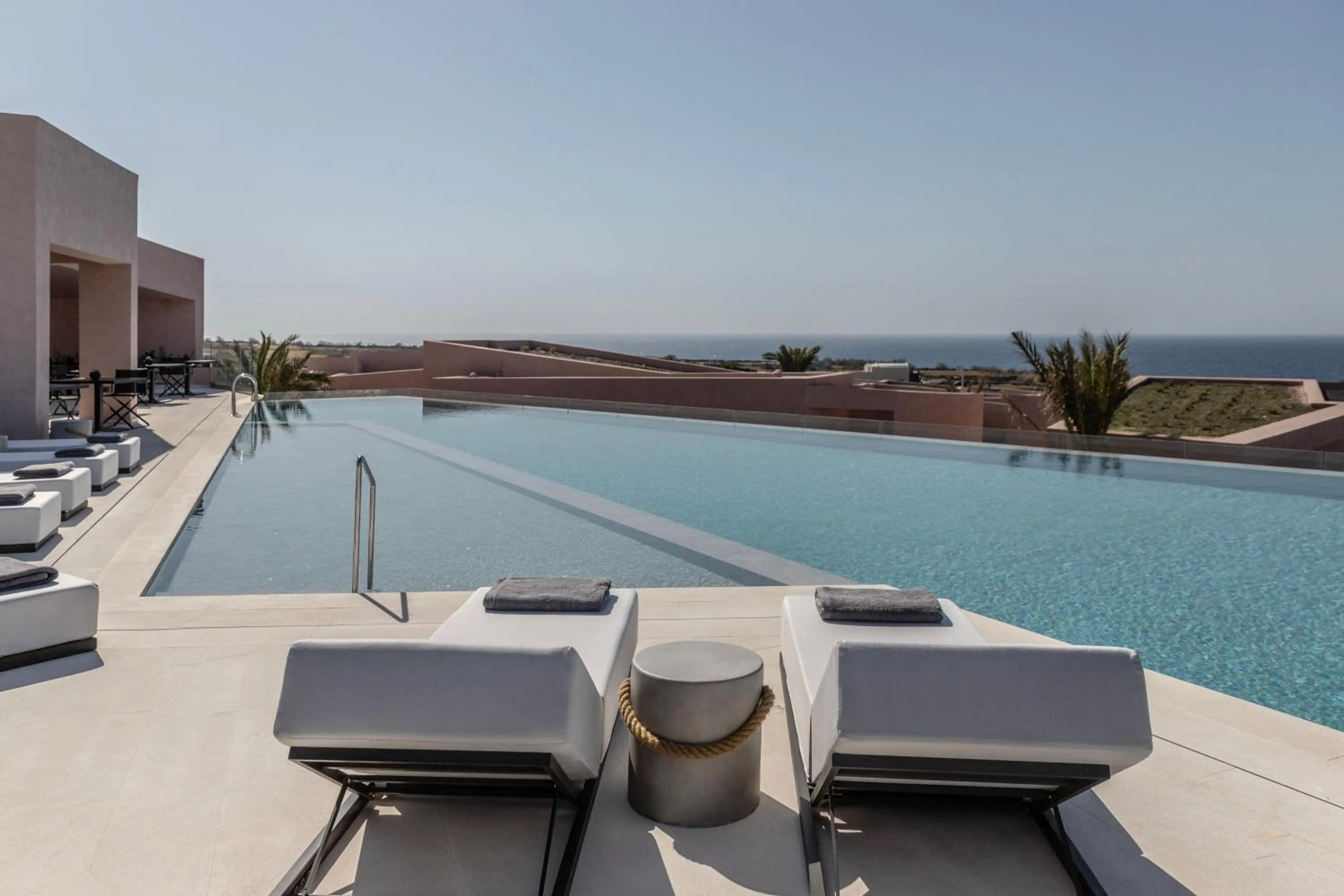 Swimming pool in Domes Novos Santorini, Autograph Collection