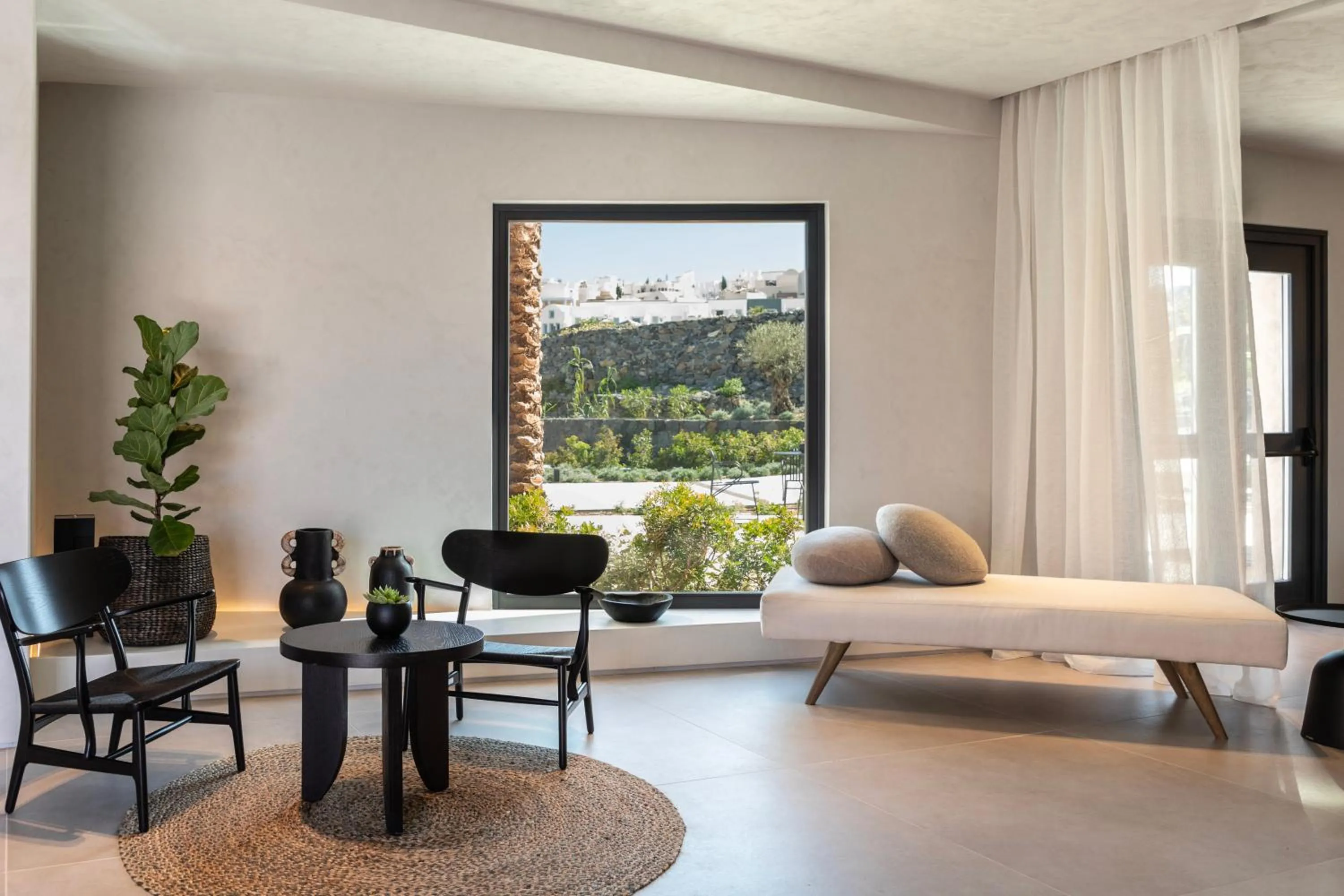 Lobby or reception, Bed in Domes Novos Santorini, Autograph Collection