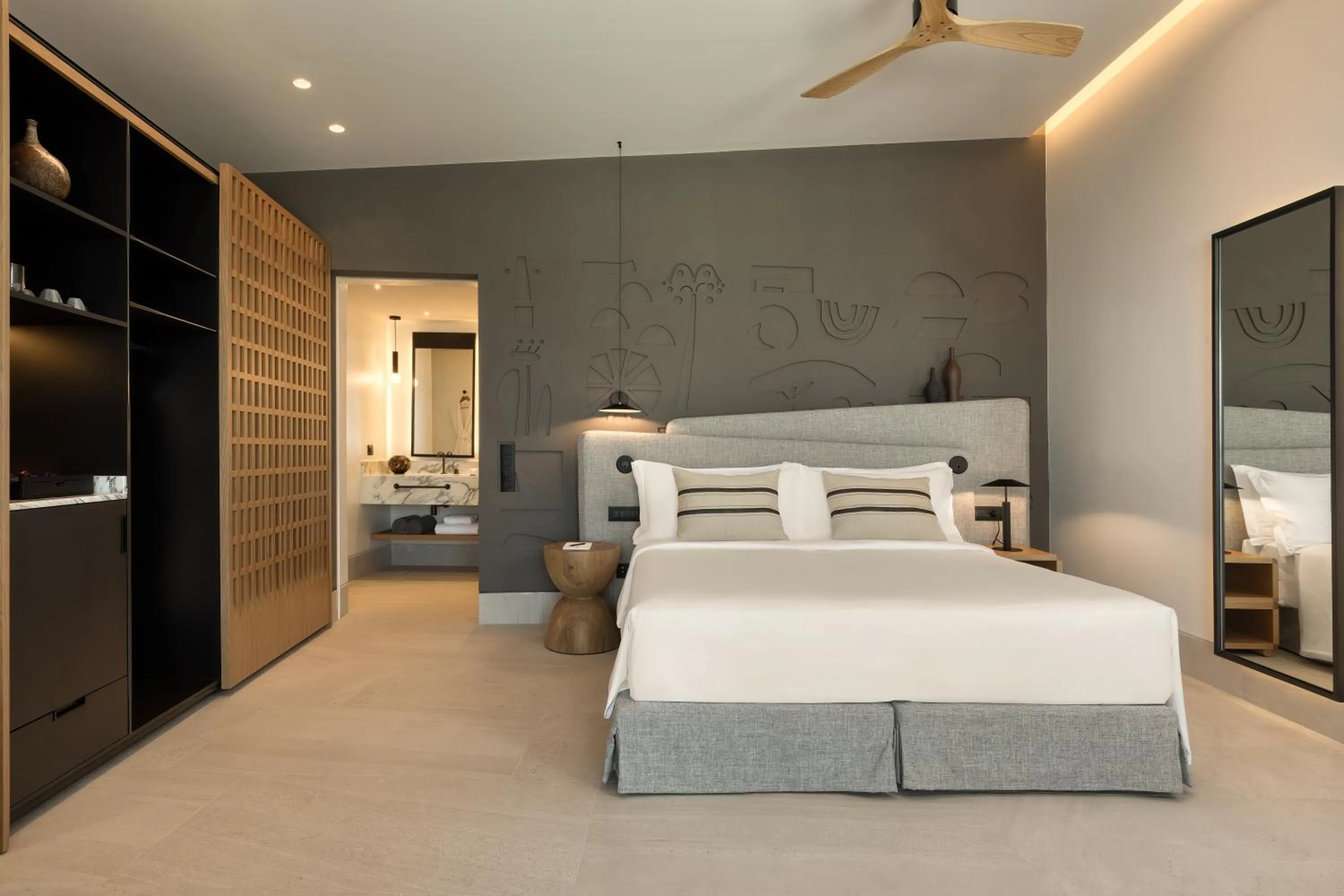 Bed in Domes Novos Santorini, Autograph Collection