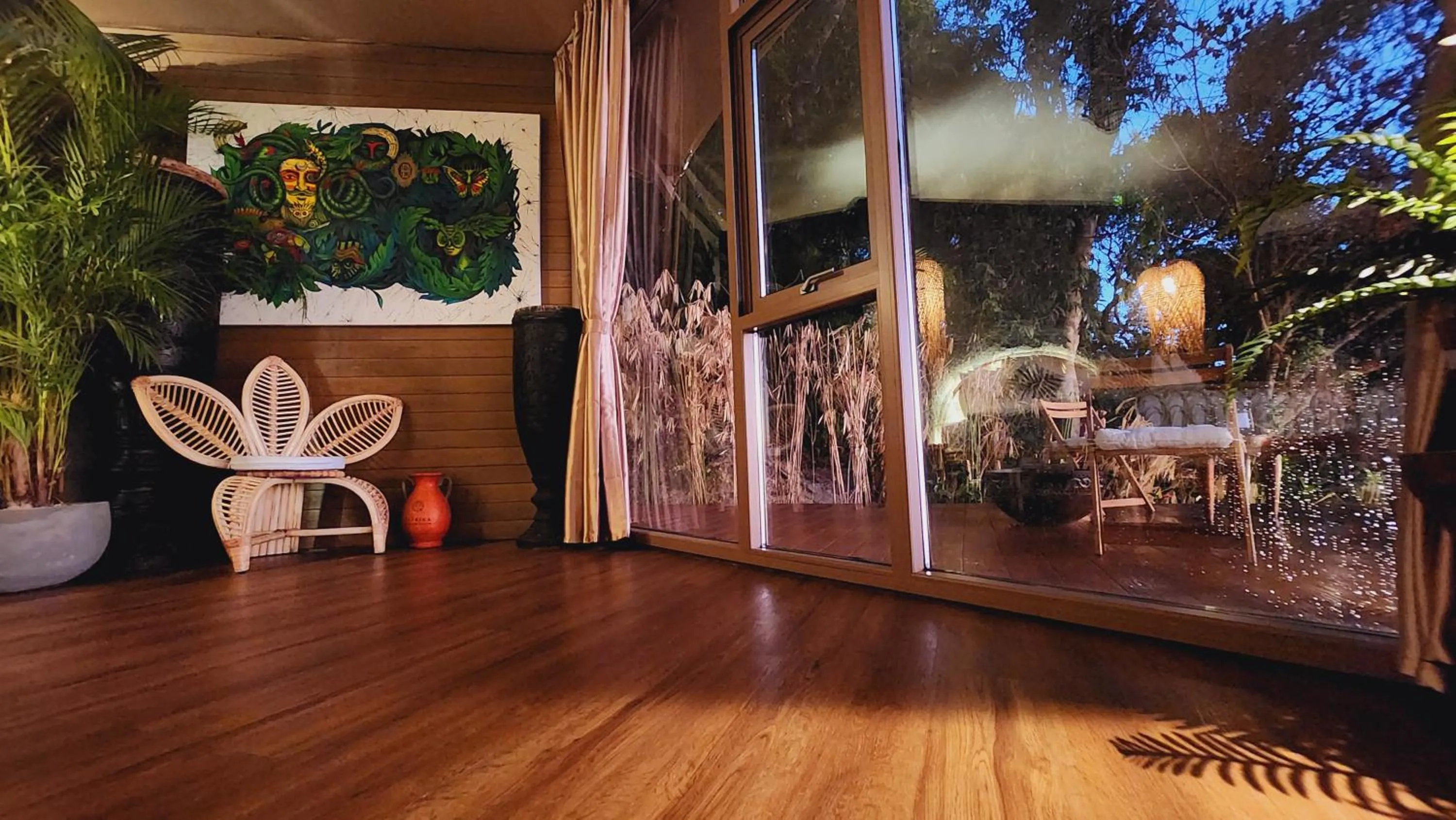 Balcony/Terrace in The Jungle Lodge -Glamping at Karuna El Nido