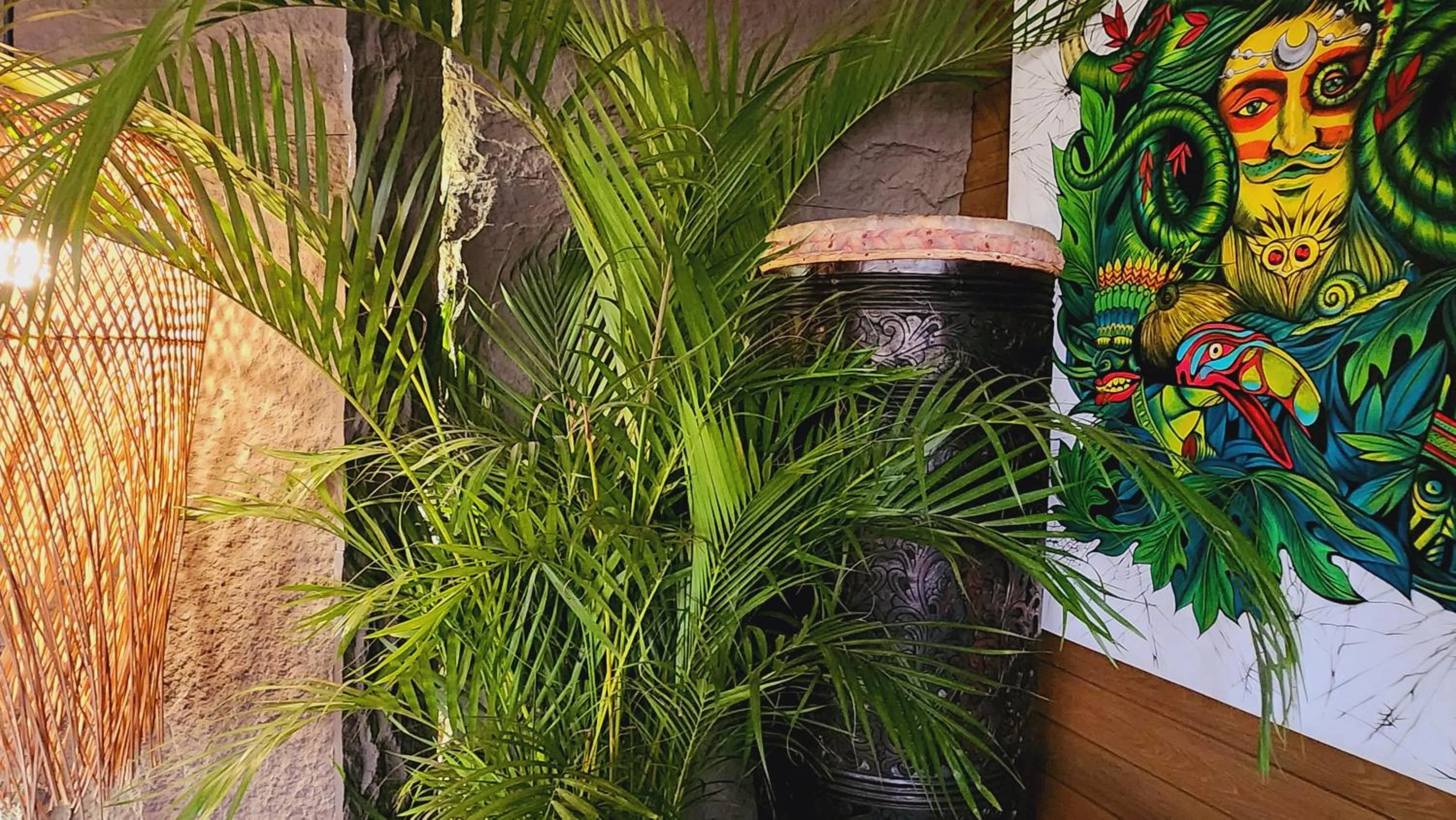 Decorative detail in The Jungle Lodge -Glamping at Karuna El Nido