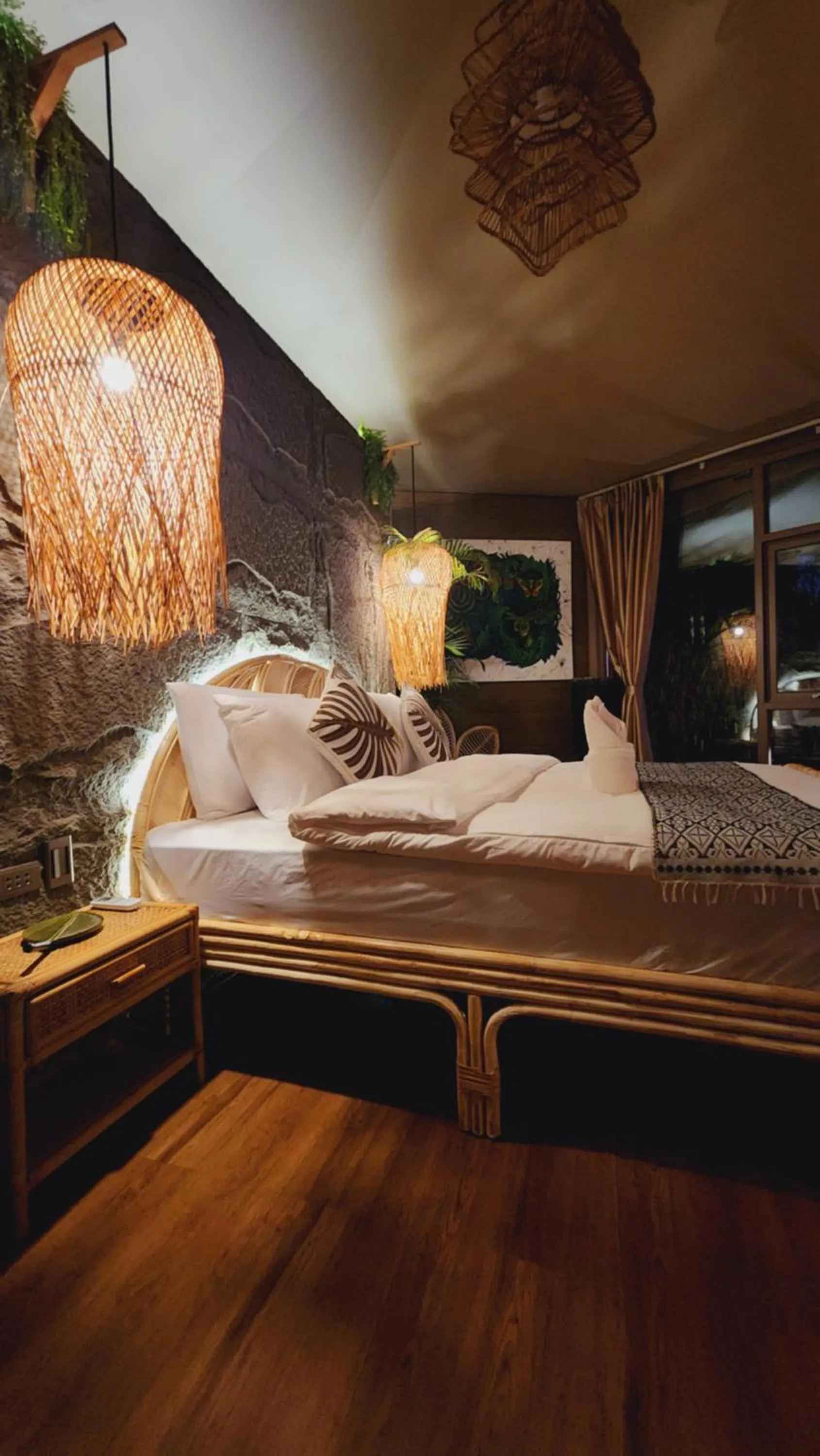 Bedroom, Bed in The Jungle Lodge -Glamping at Karuna El Nido