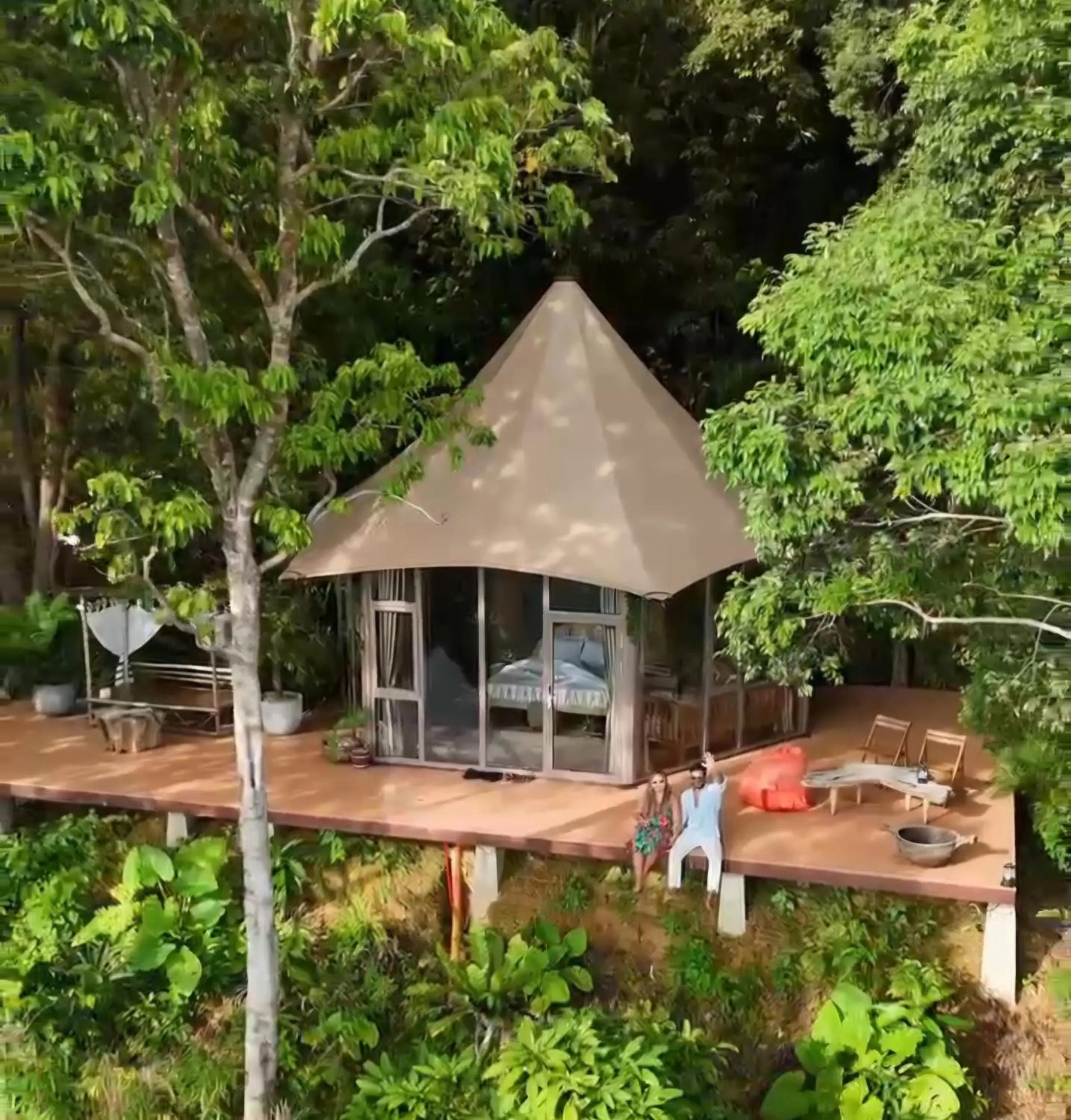 Property building in The Jungle Lodge -Glamping at Karuna El Nido